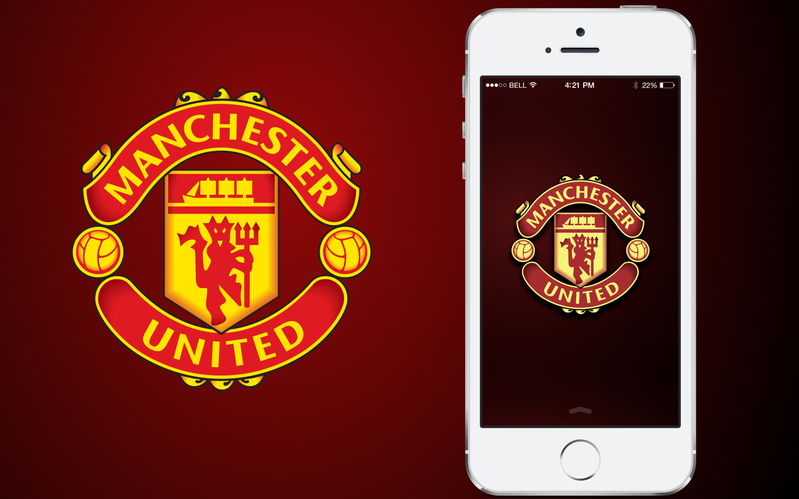 Популярная команда Манчестер Юнайтед