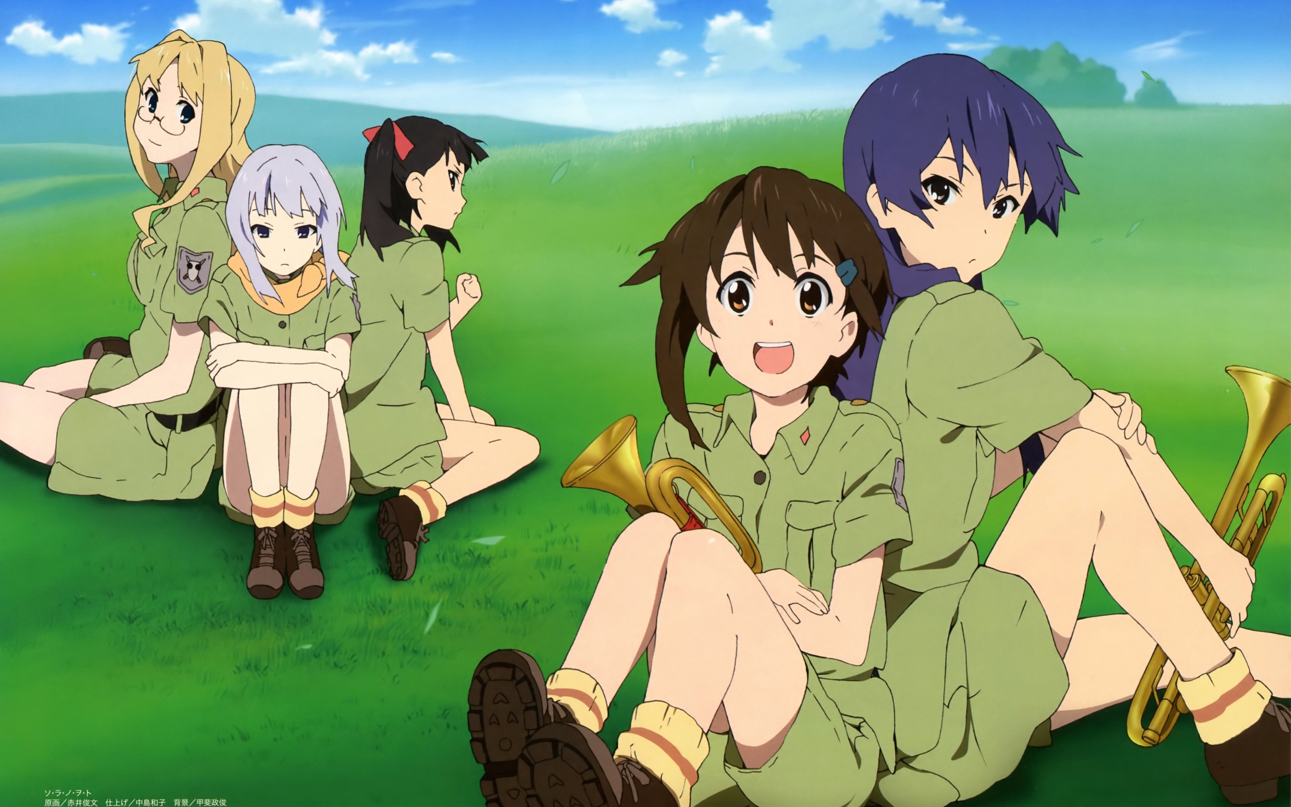 Персонажи аниме Звуки небес