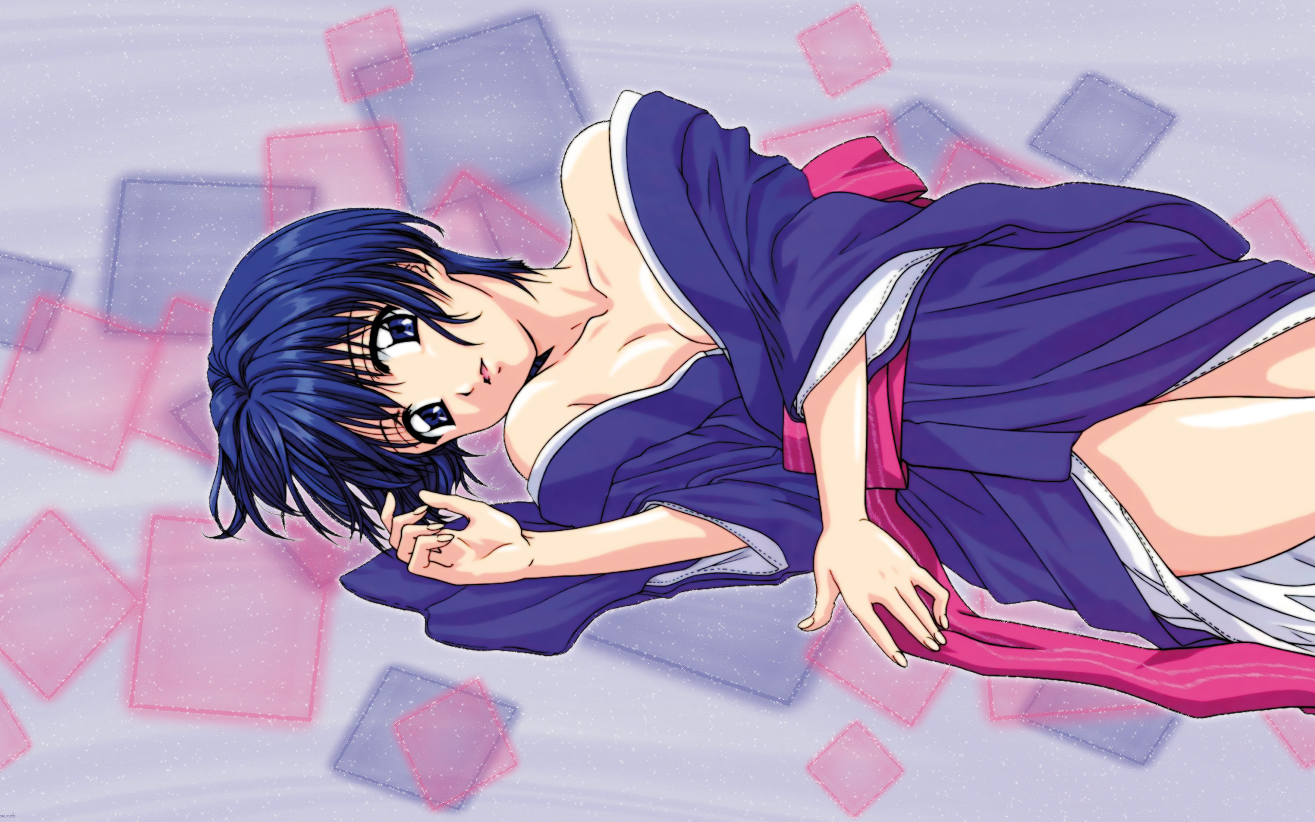 Девушка из аниме Синее синего