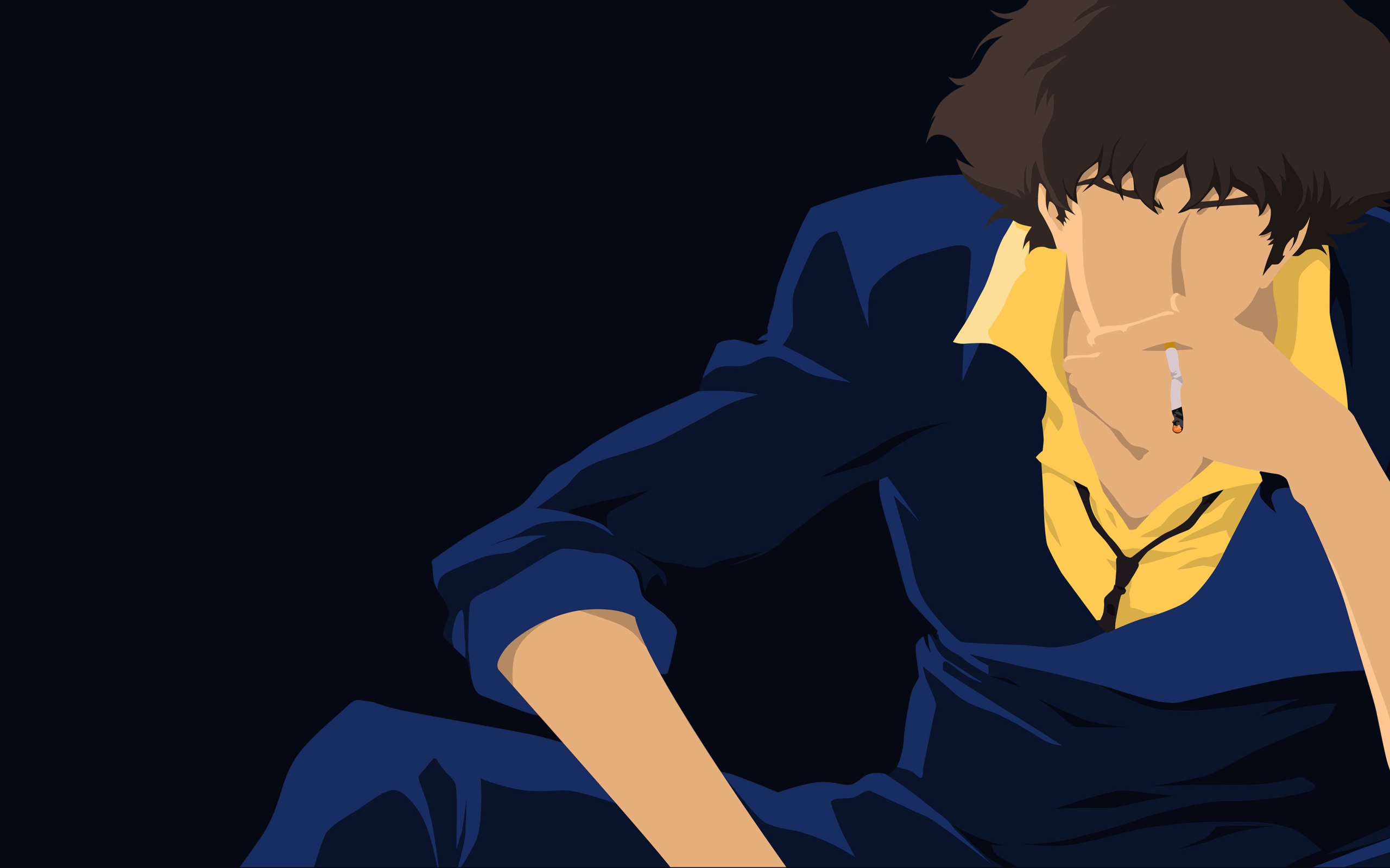 Парень курит, аниме Ковбой Бибоп