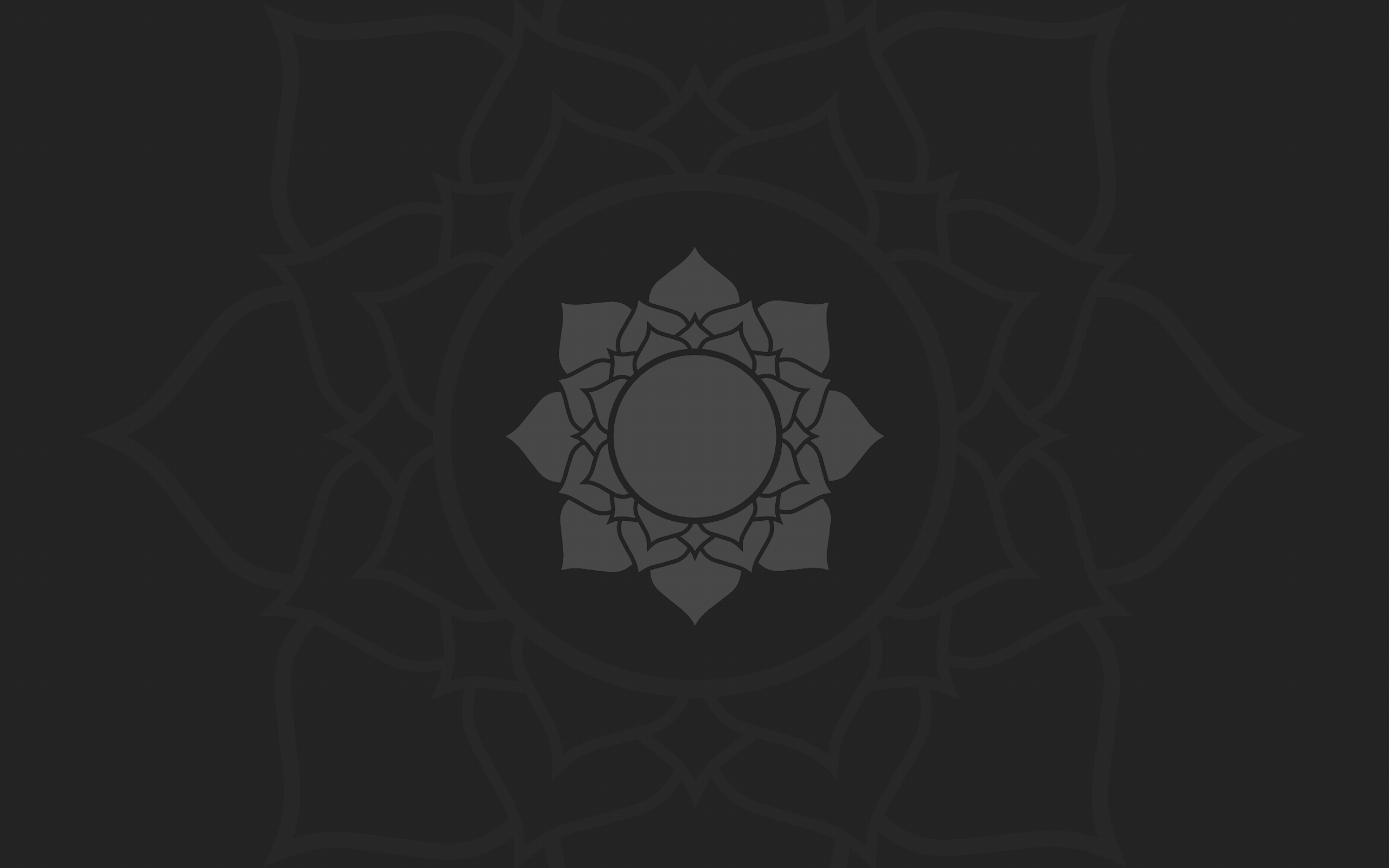 Цветок лотоса, темно серый фон