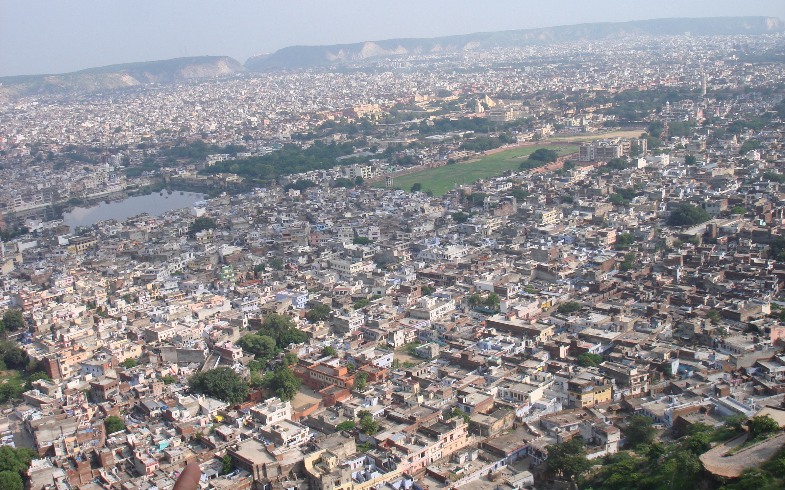 Панорама города в Индии