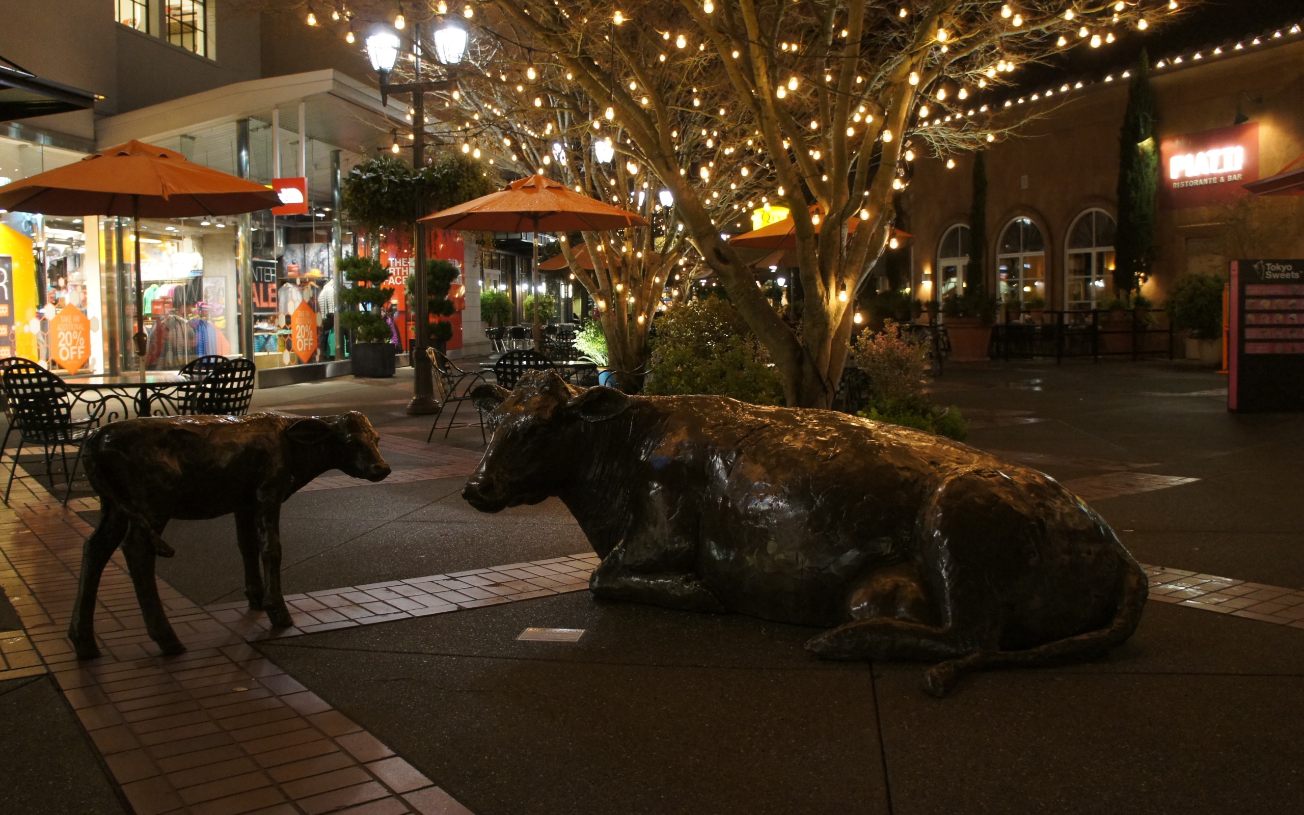 Скульптуры на улице Сиэтла