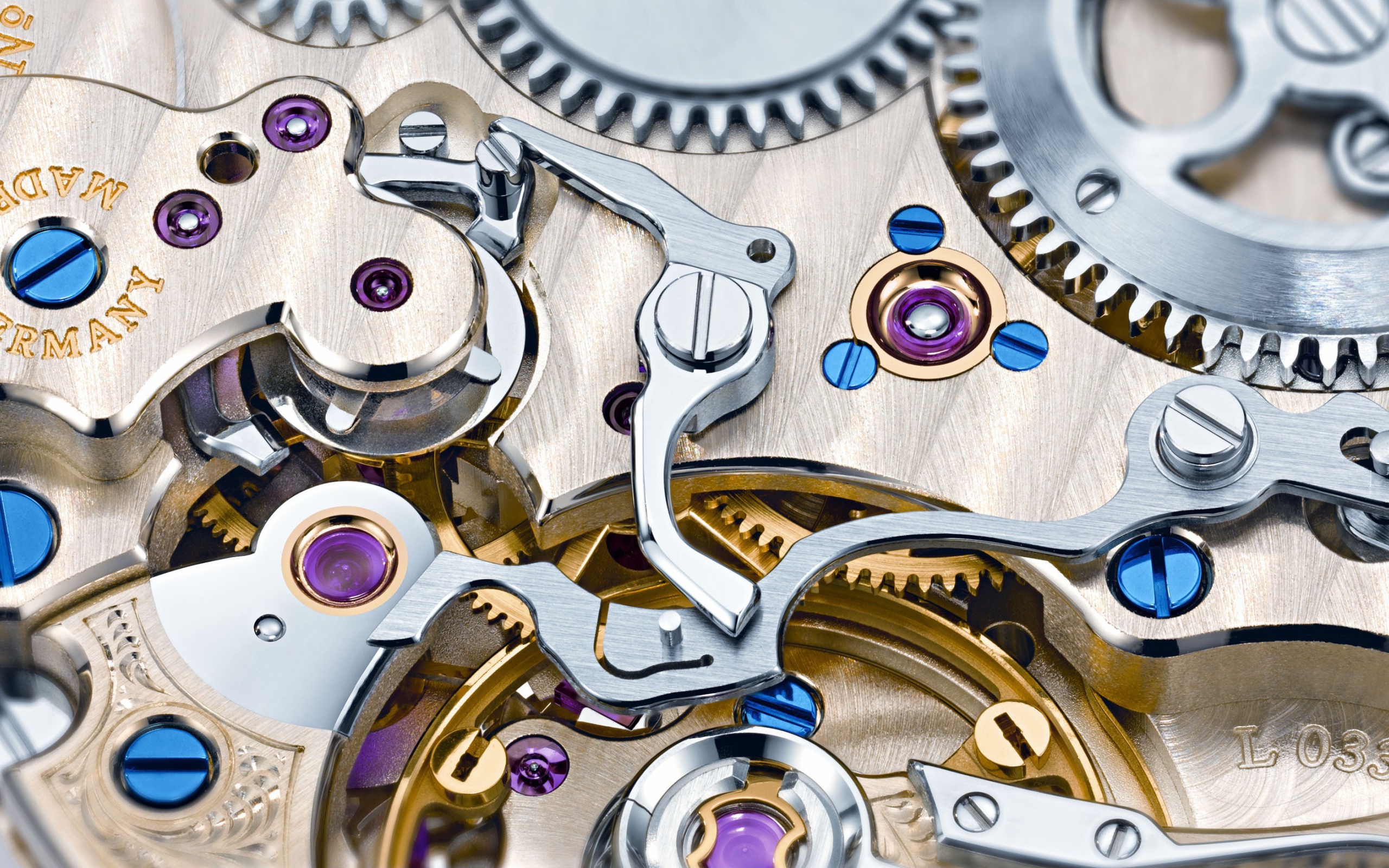 Элементы механизма дорогих часов