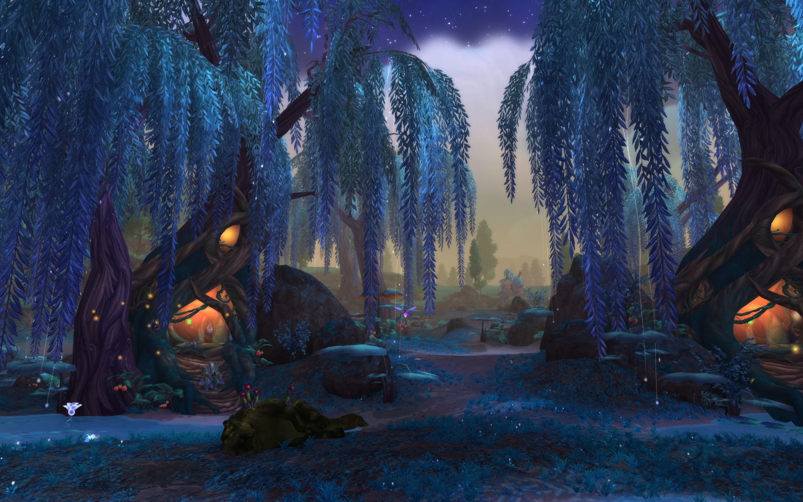 Магический лес в игре World of Warcraft Warlords of Draenor