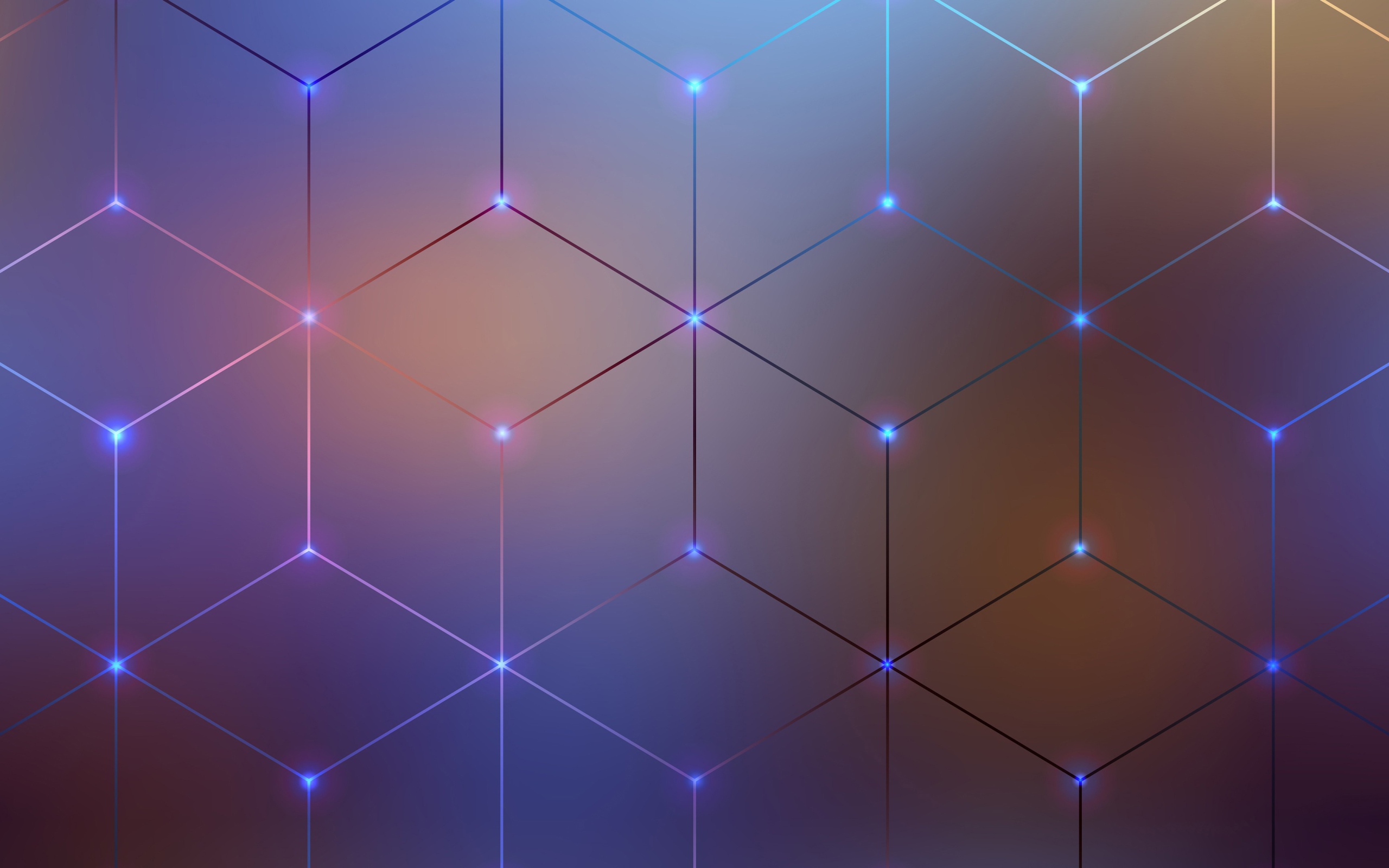 Абстрактный  рисунок из геометрических фигур 3 д графика 