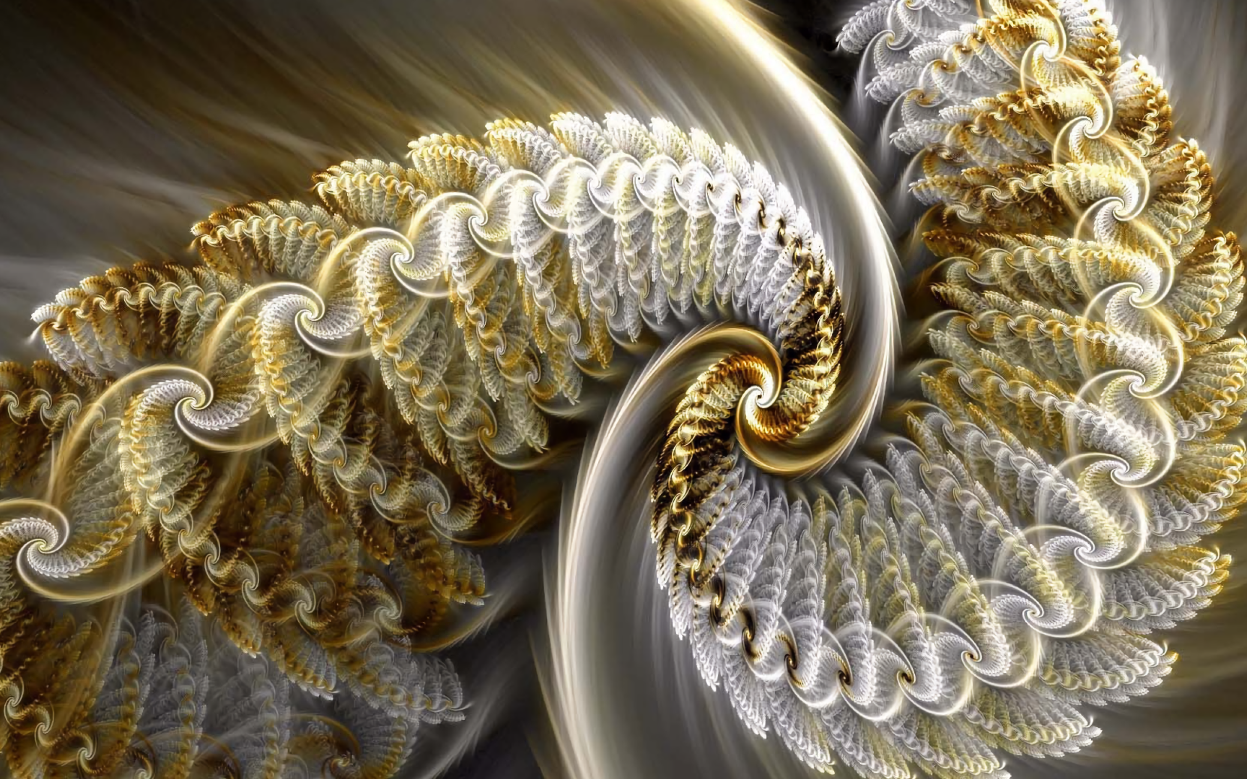 Фрактальные волны, 3д графика