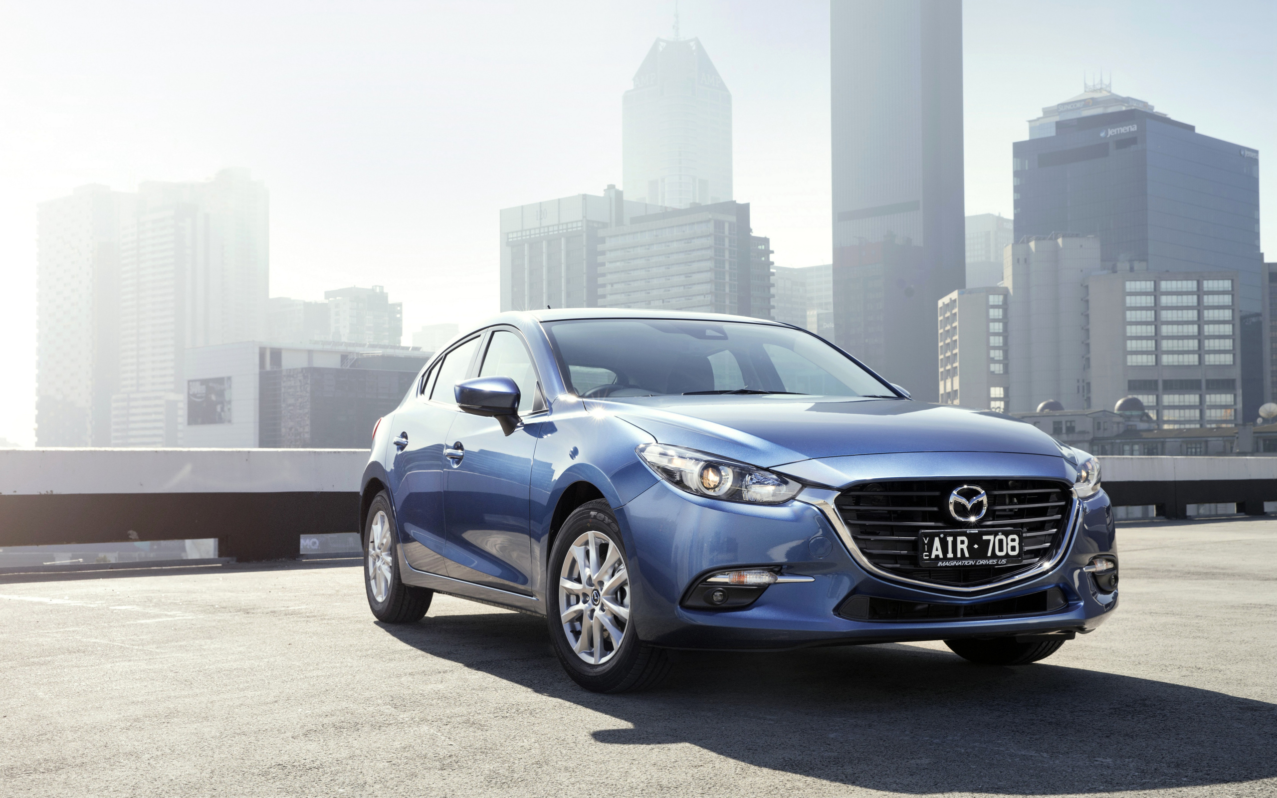 Автомобиль Mazda 3 Maxx, голубой металлик 