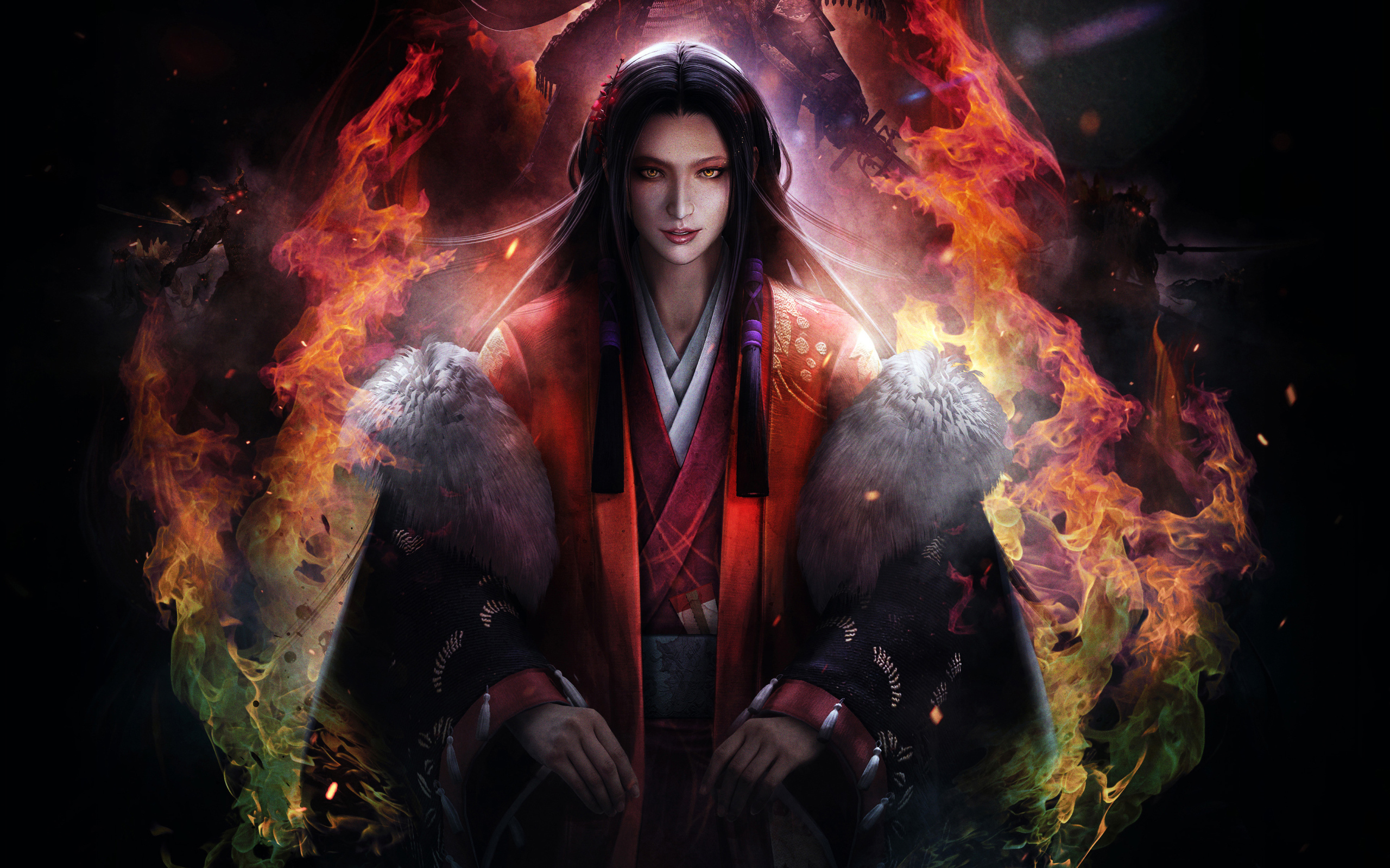 Персонаж компьютерной игры Nioh, Bloodshed's End, 2017