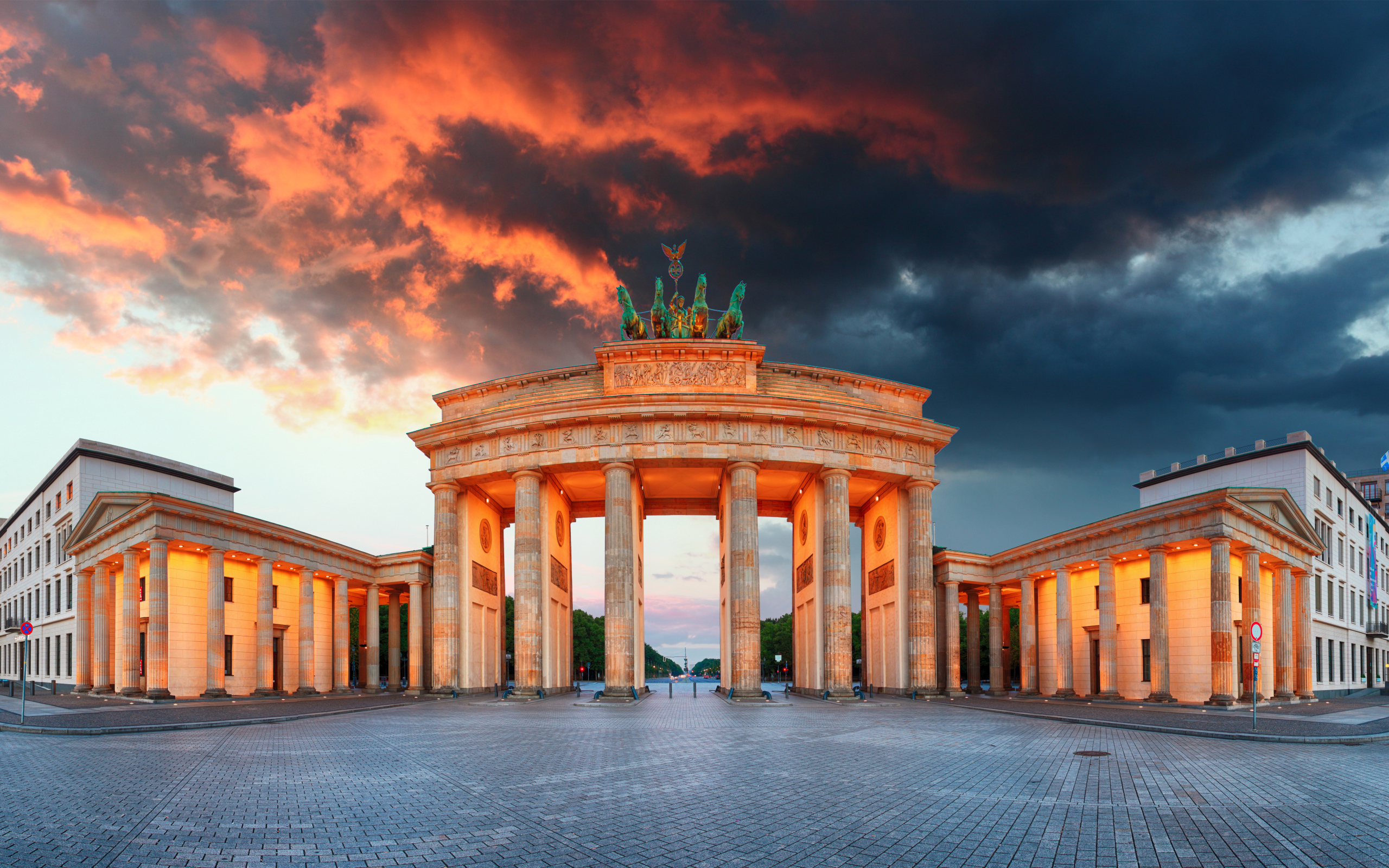 Бранденбургские ворота, Берлин. Германия 