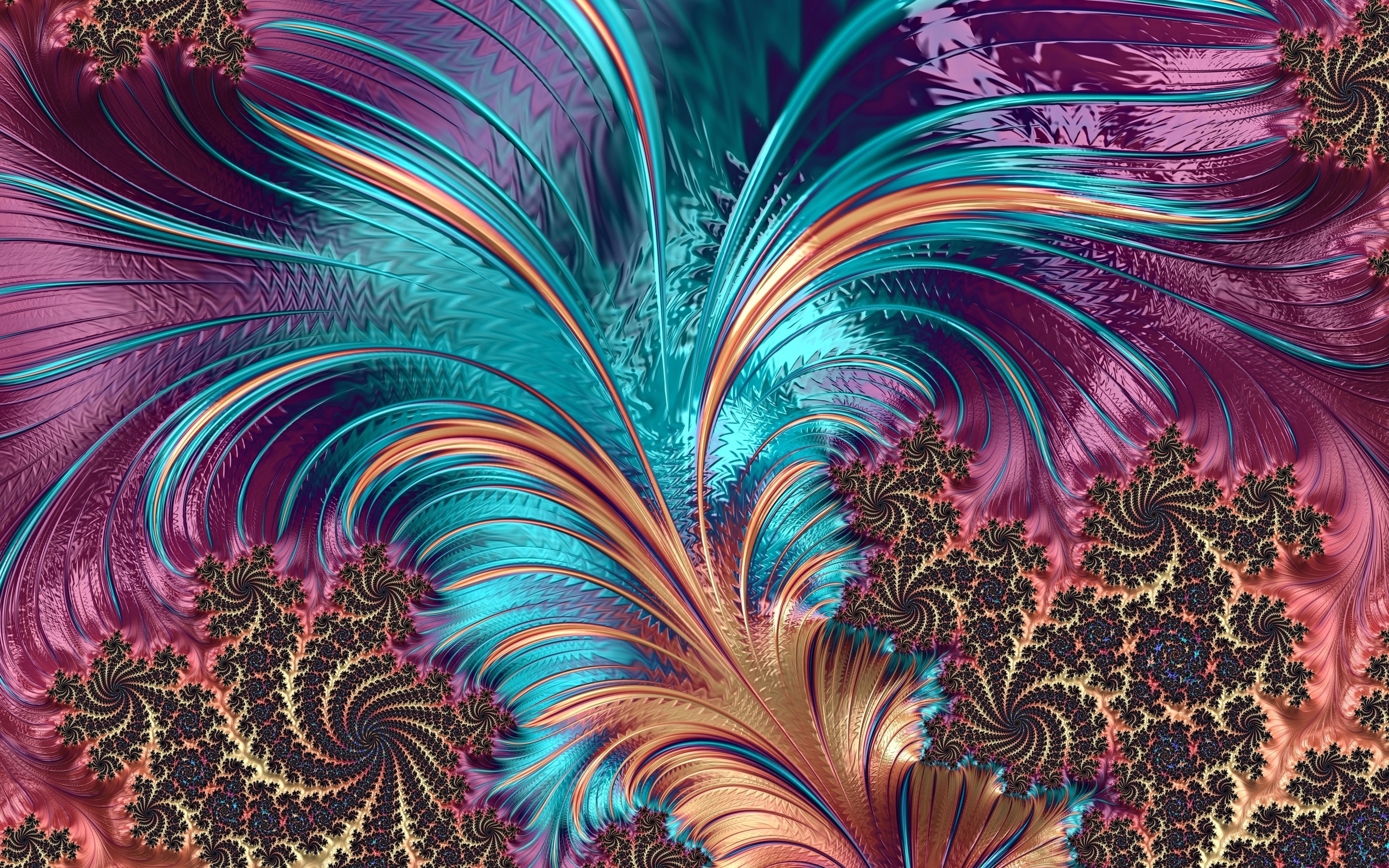 Разноцветный абстрактный рисунок