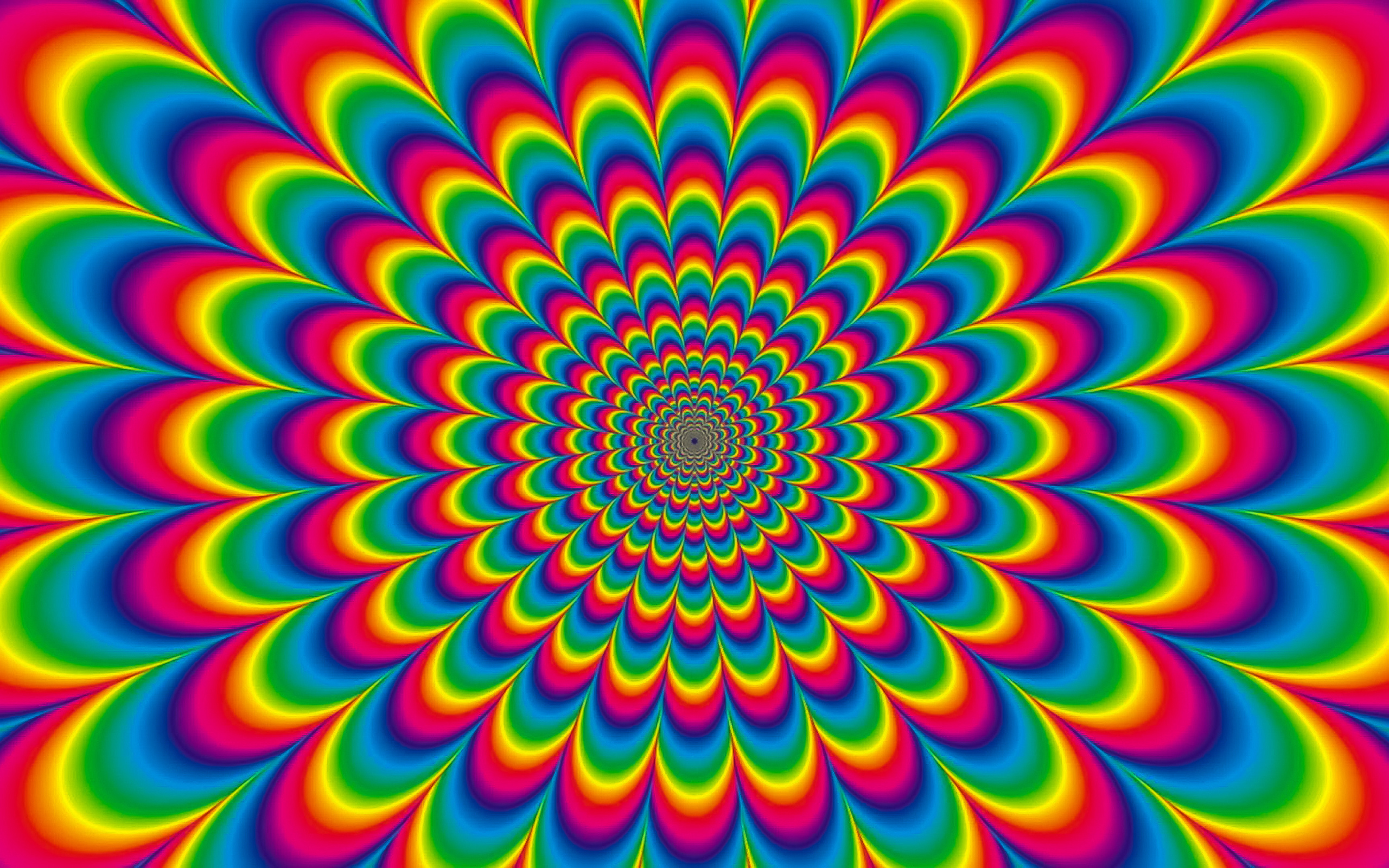 Разноцветный рисунок оптическая иллюзия