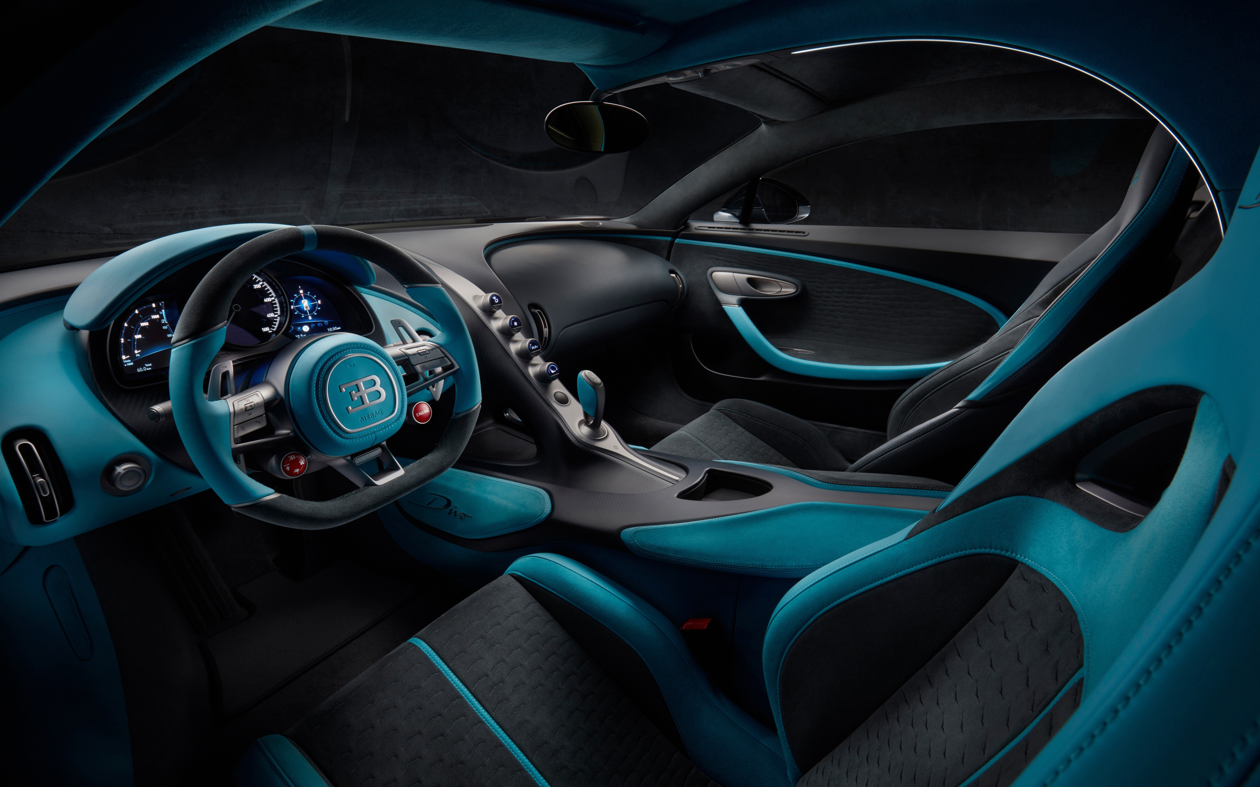 Кожаный салон автомобиля  Bugatti Divo, 2019 года