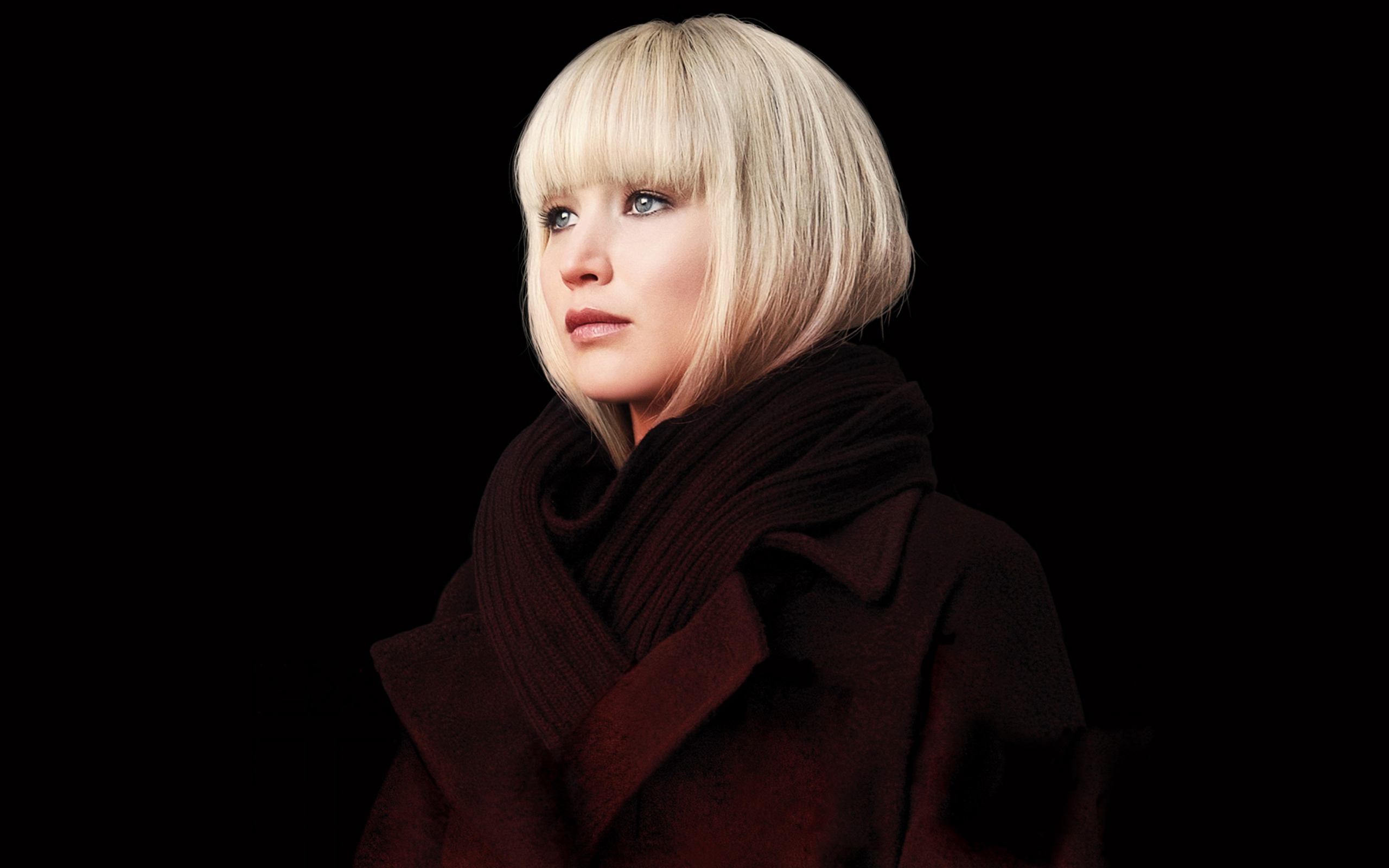 Актриса Дженнифер Лоуренс в фильме Красный воробей, 2018