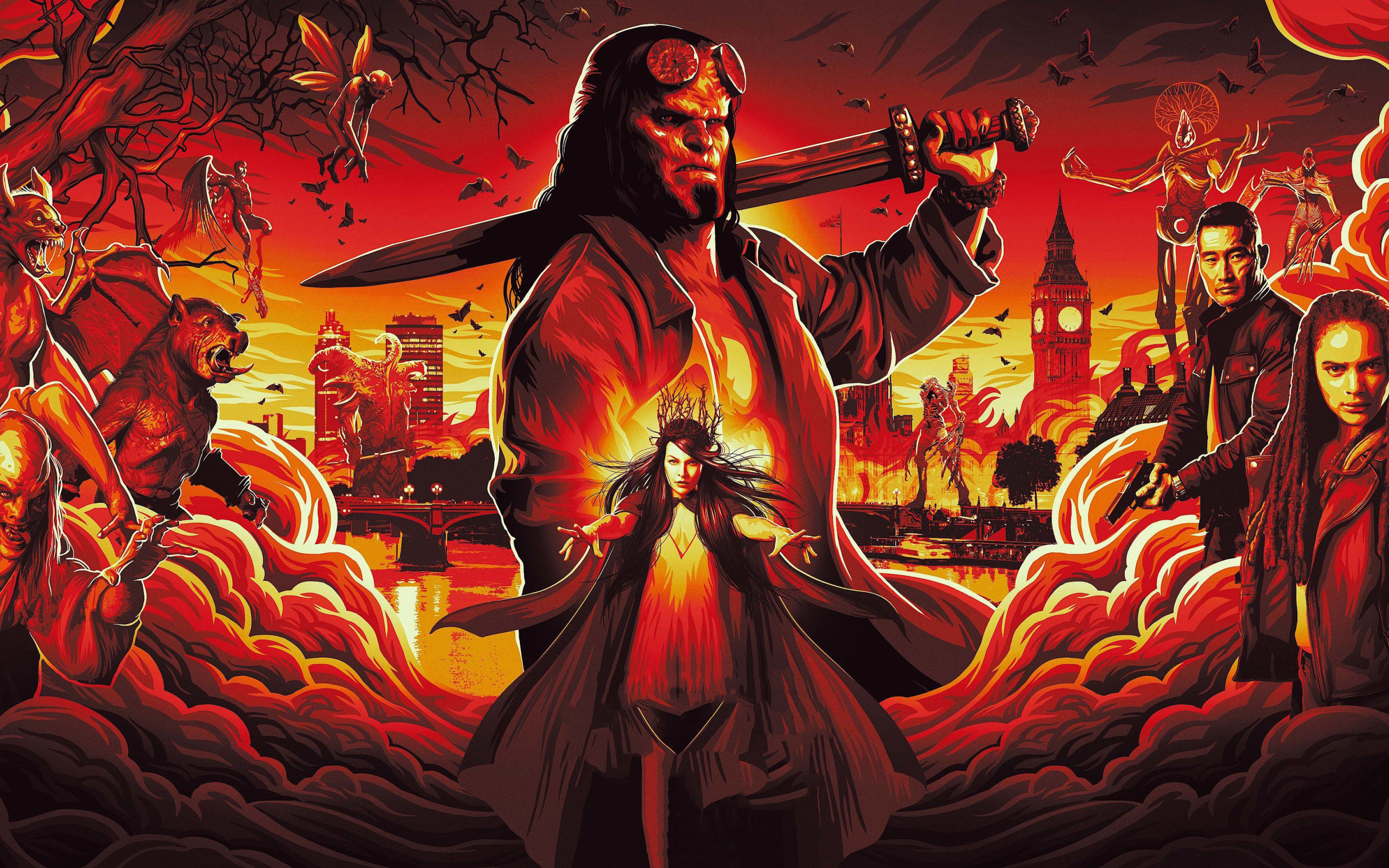 Постер нового фильма Хеллбой  2019