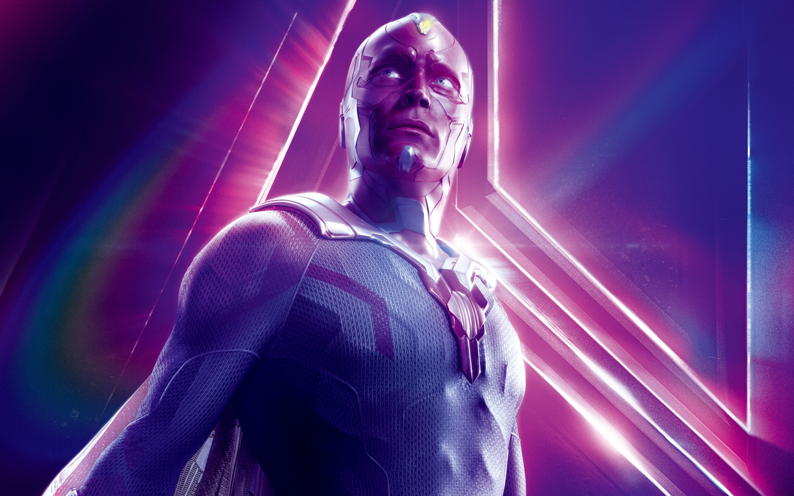 Вижен персонаж фильма Мстители: Война бесконечности