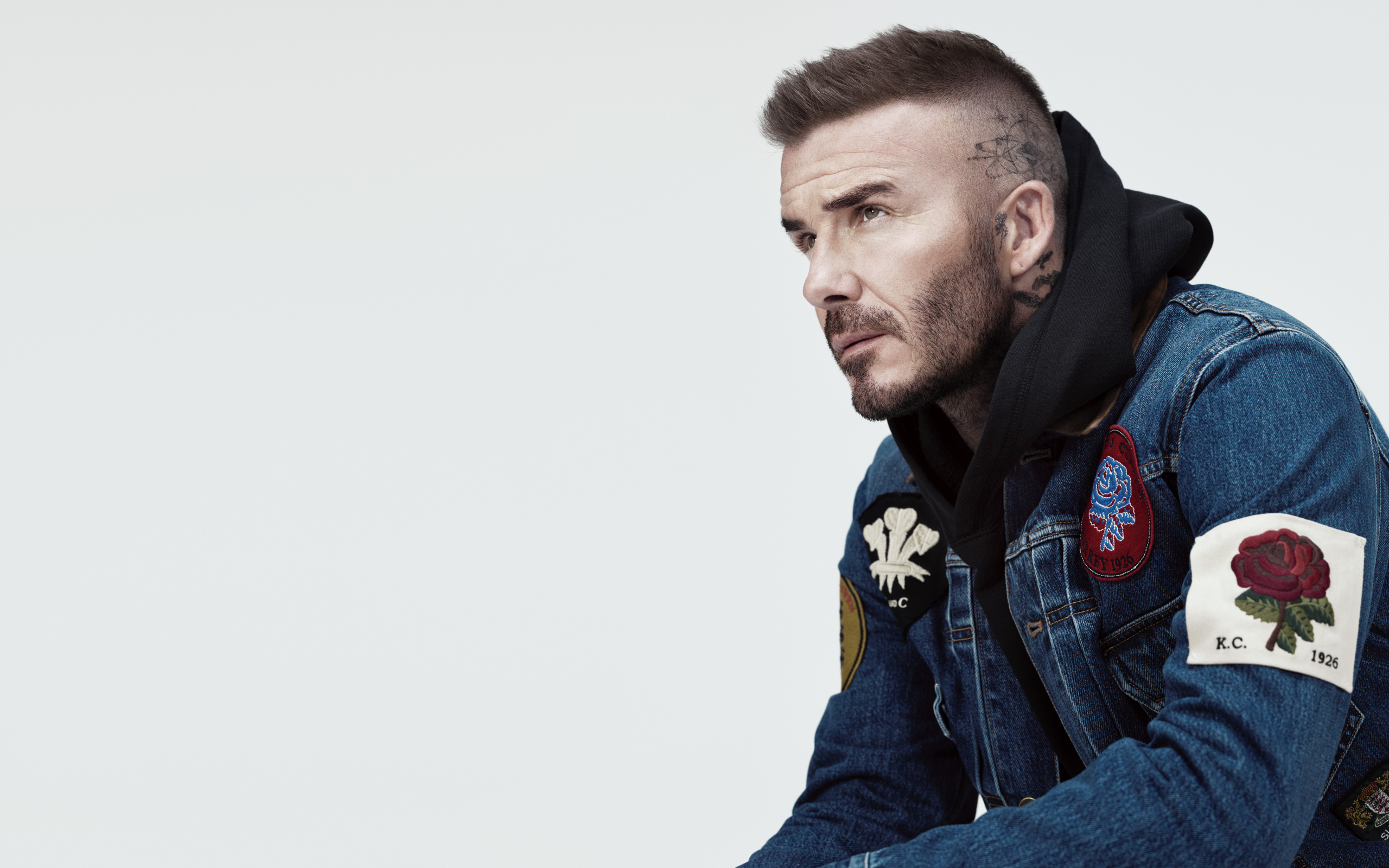 Красивый мужчина, футболист, модель Дэвид Бекхэм