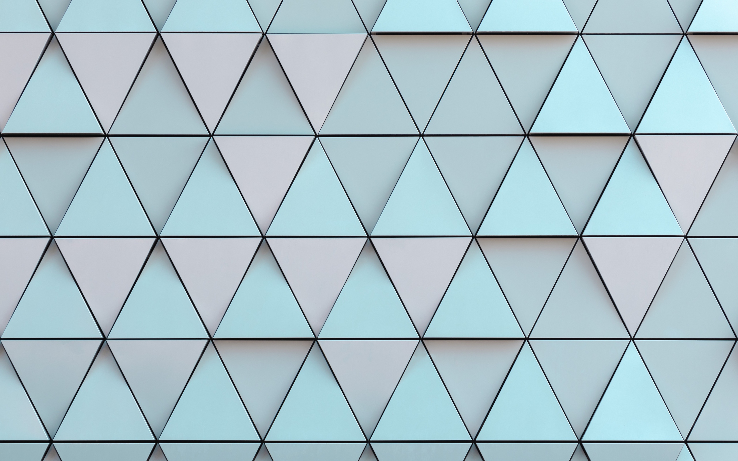 Разноцветные треугольники с черными линиями 3д графика