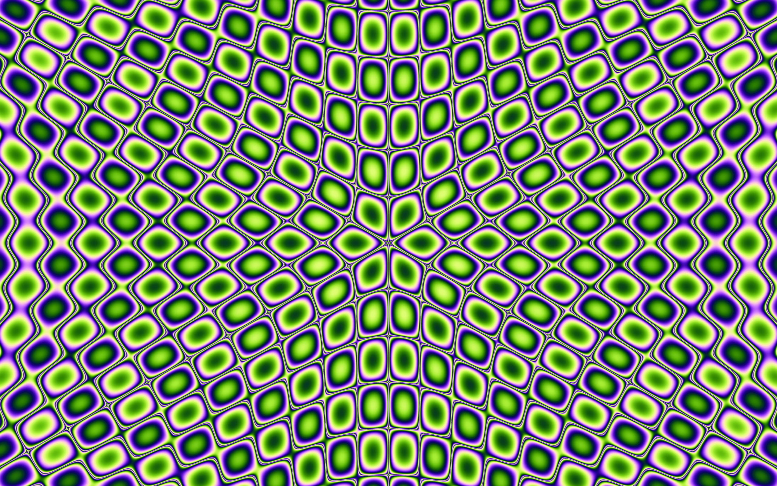 Красивый узор с оптической иллюзией 