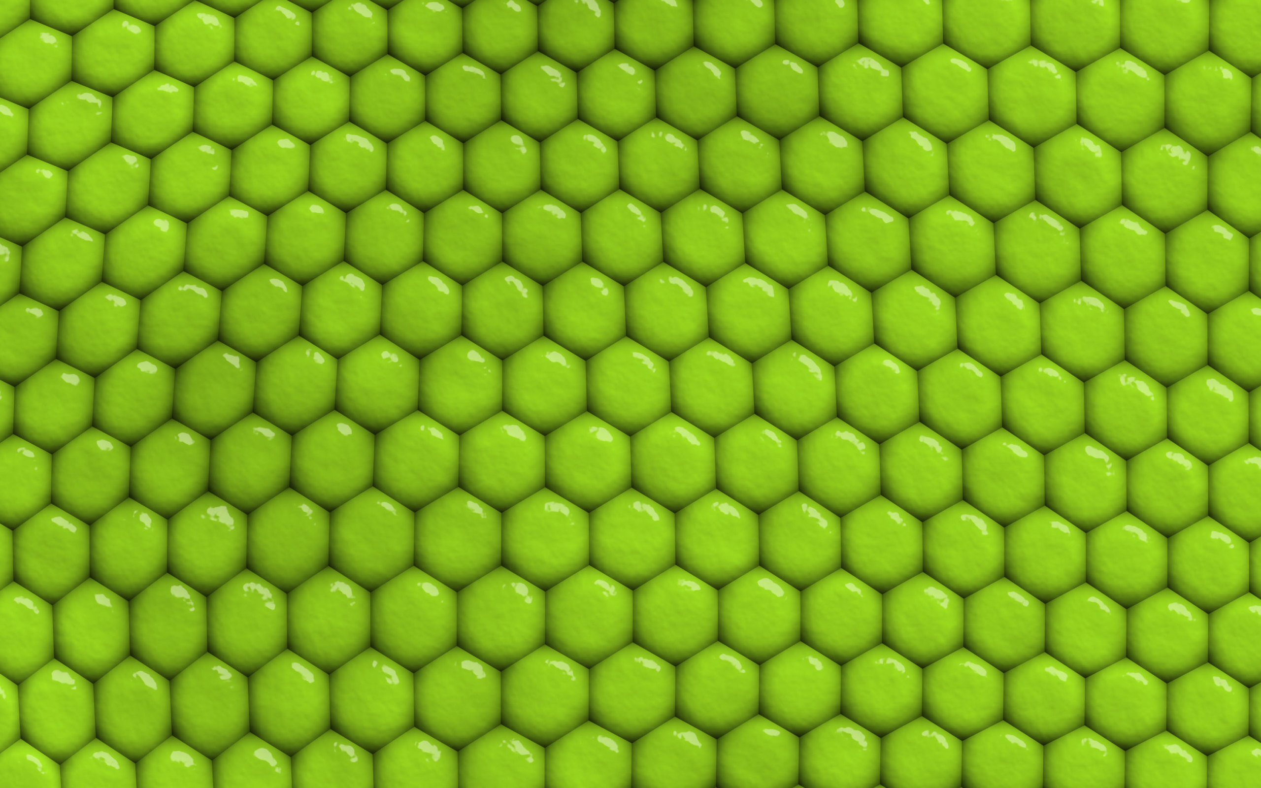 Зеленый фон соты крупным планом