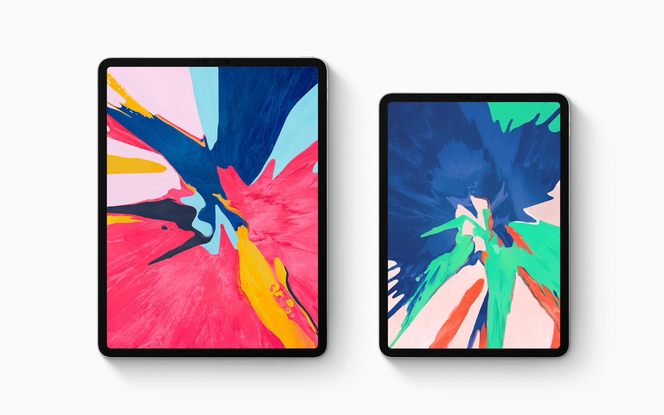 Новый Apple iPad Pro 11 на белом фоне