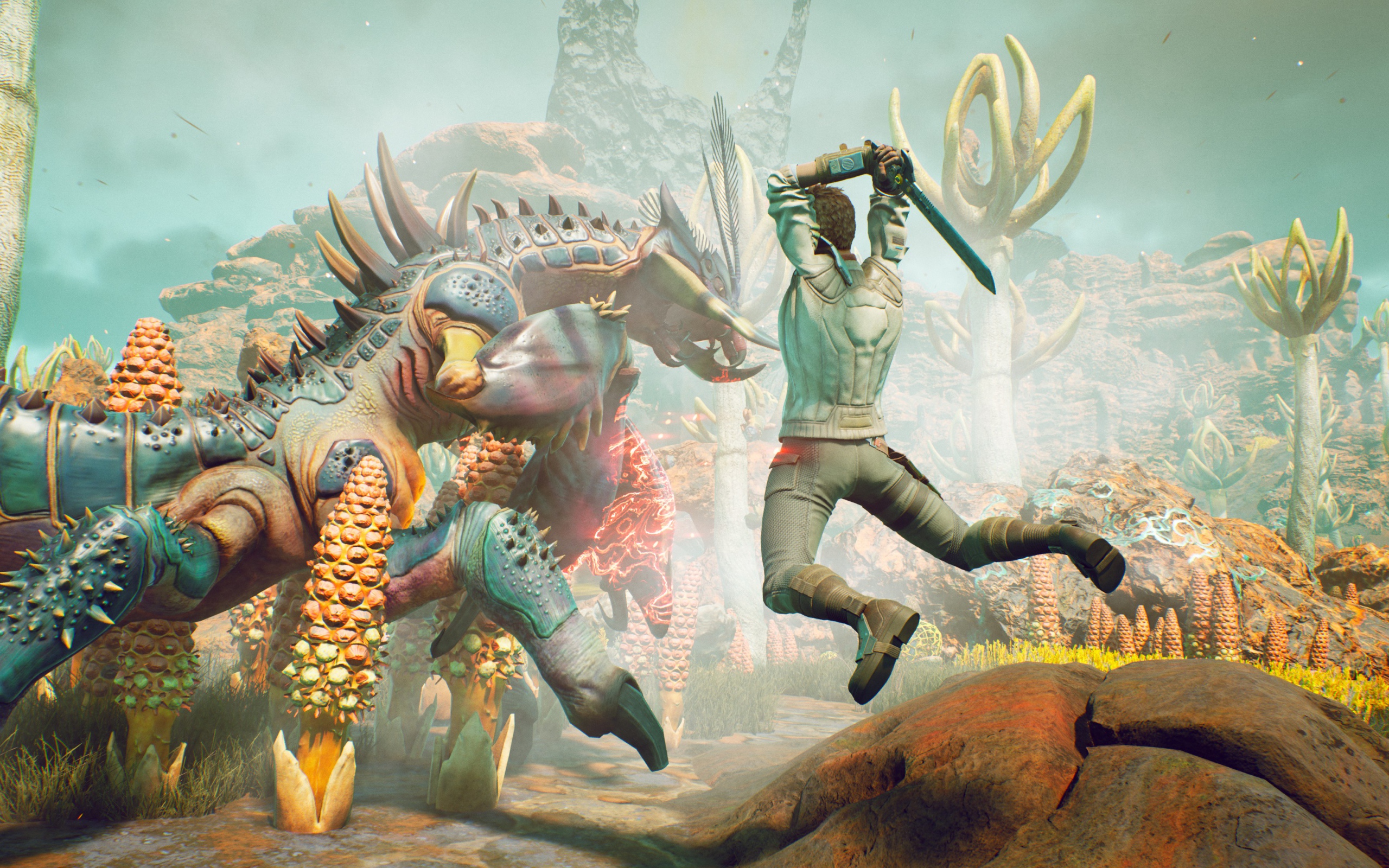 Кадр новой компьютерной игры The Outer Worlds, 2019