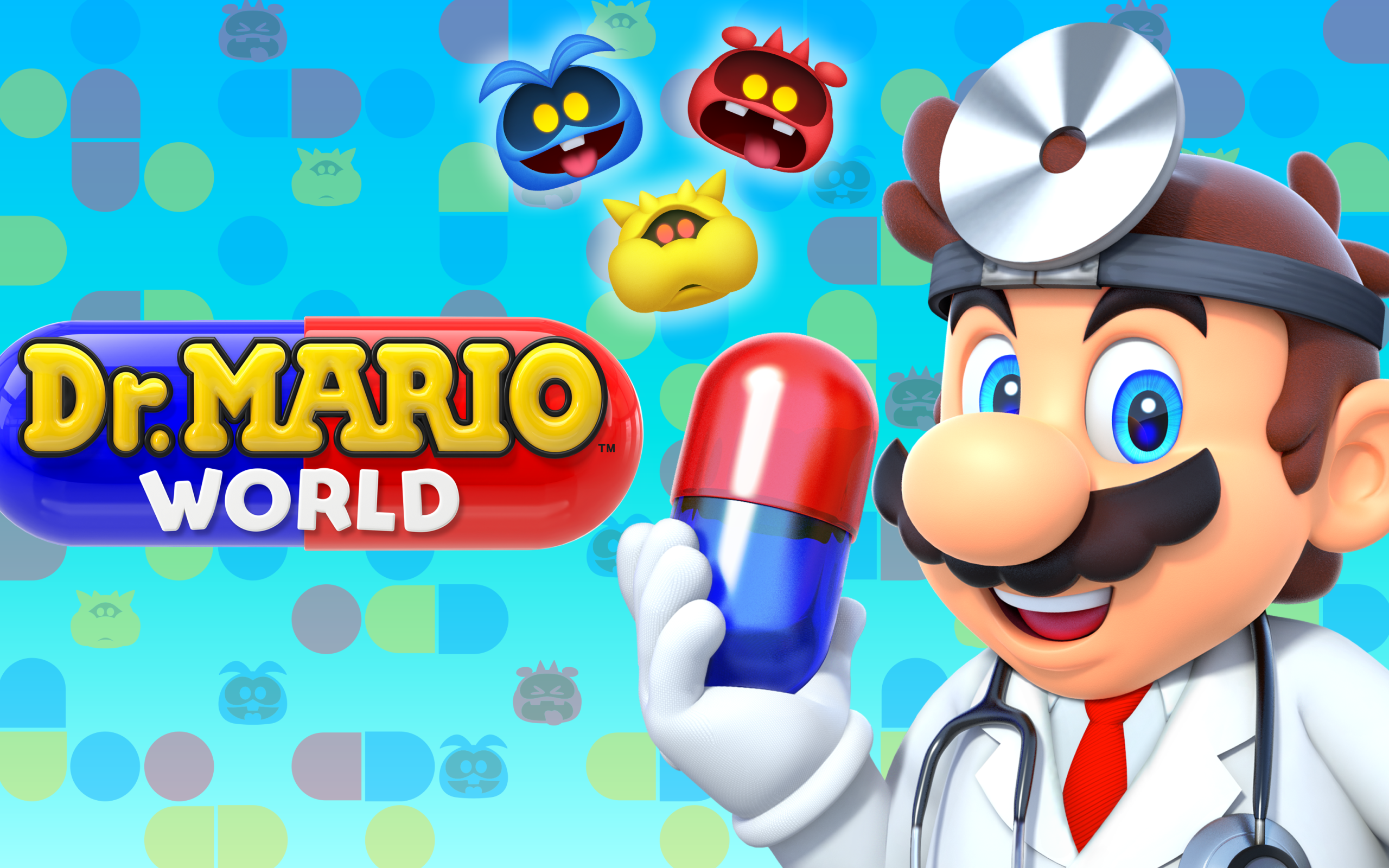 Постер видеоигры Dr. Mario World