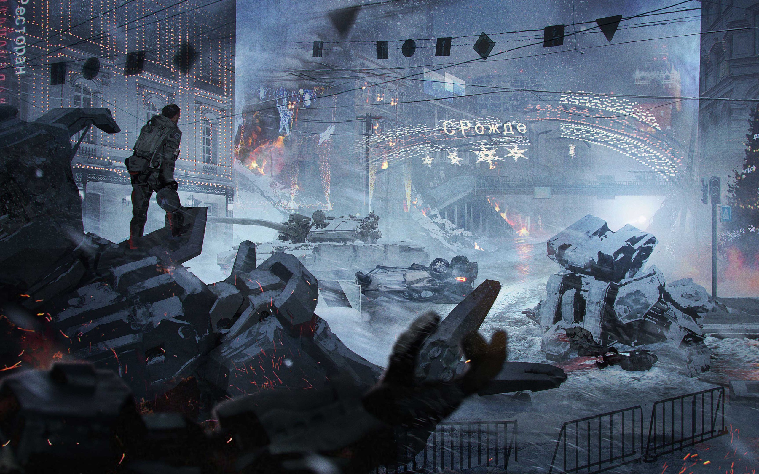 Скриншот компьютерной игры Left Alive, 2019 года