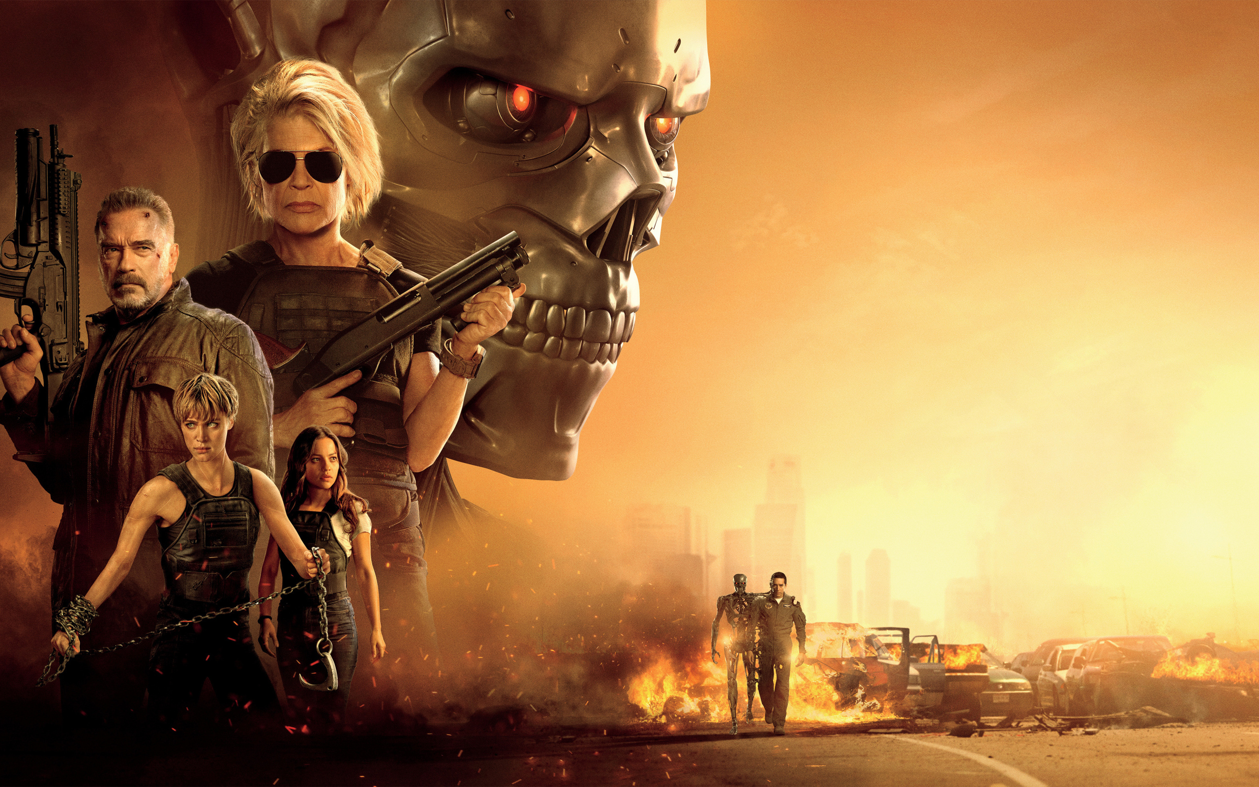 Poster for the new movie Terminator: Dark Fate, 2020