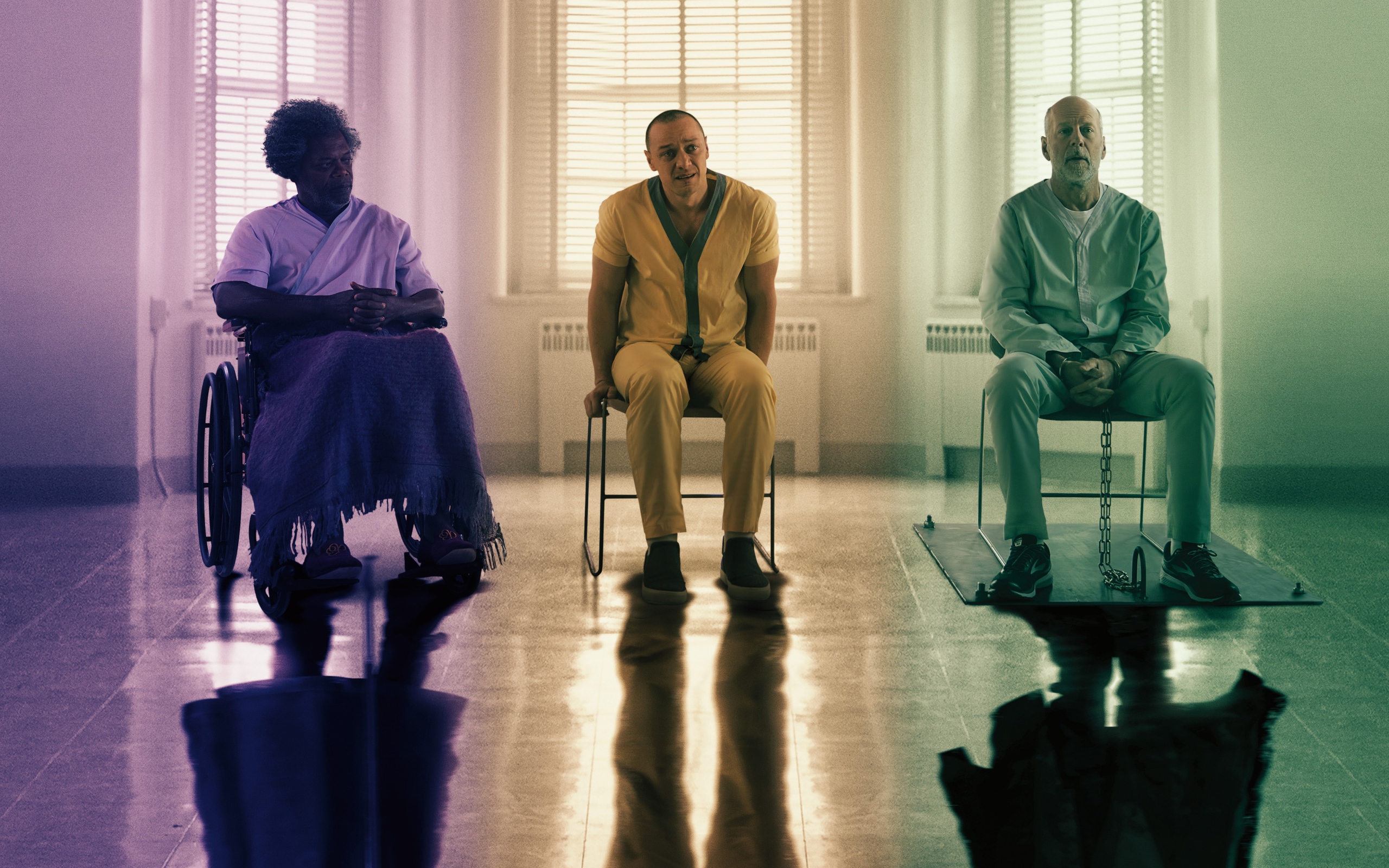 Кадр нового фильма Стекло, 2019