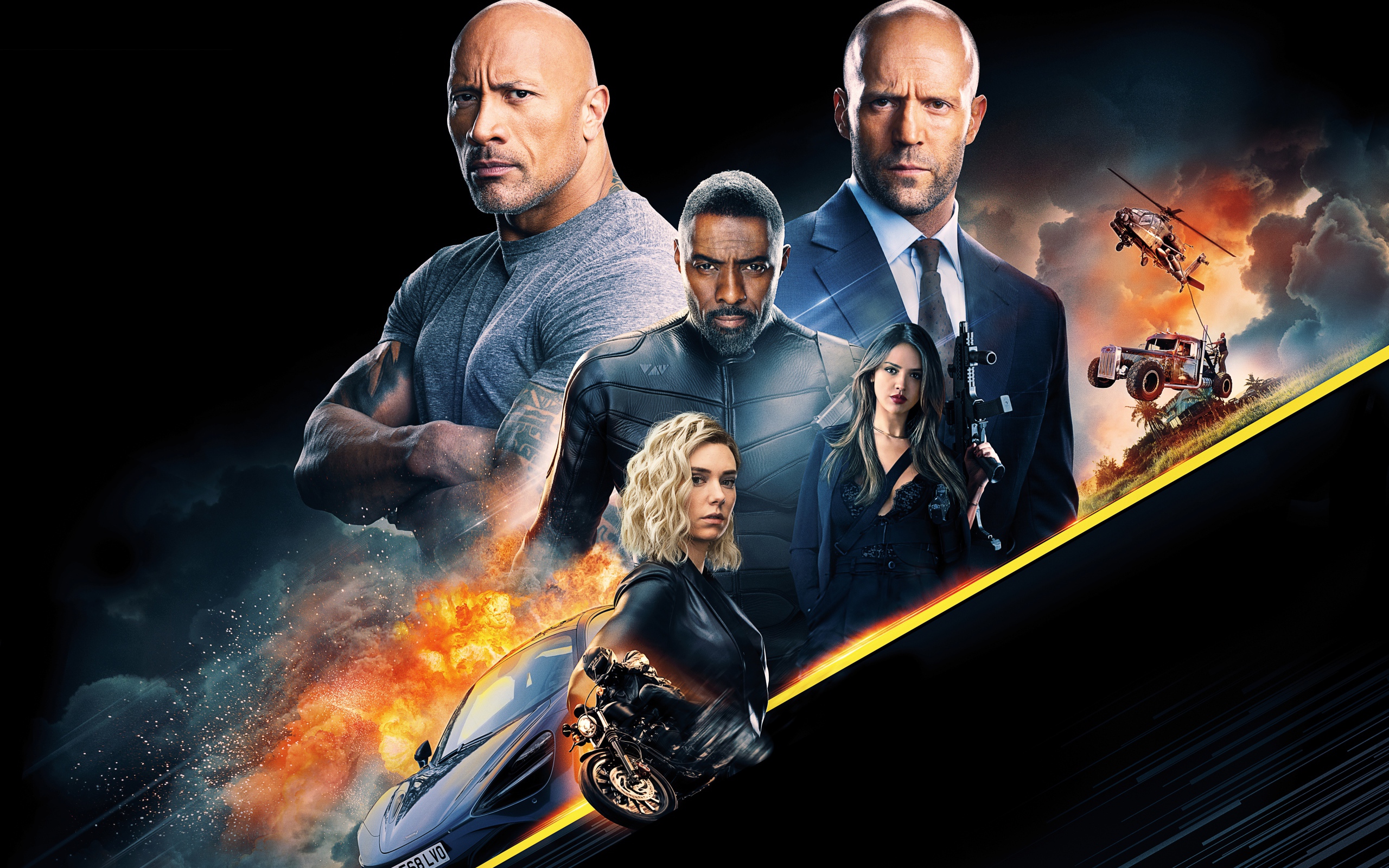 Главные персонажи фильма Форсаж: Хоббс и Шоу