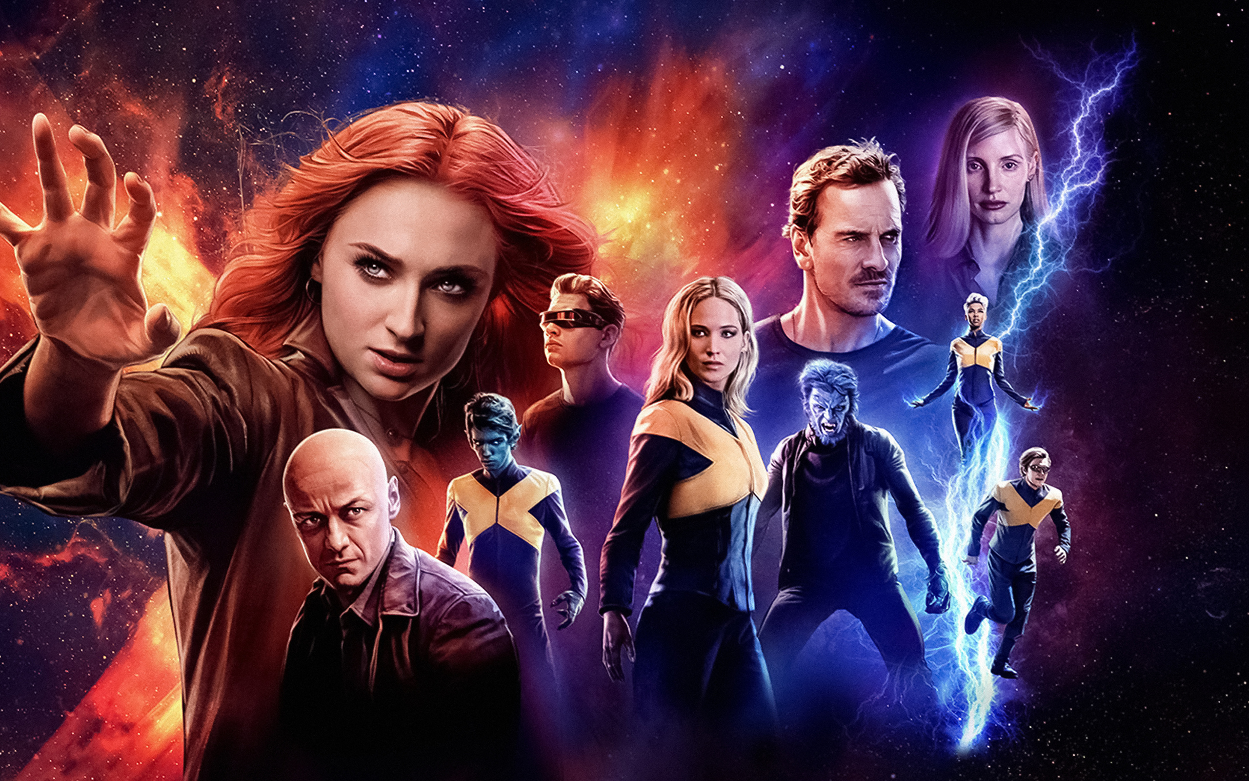 Постер фильма Люди Икс: Тёмный Феникс, 2019