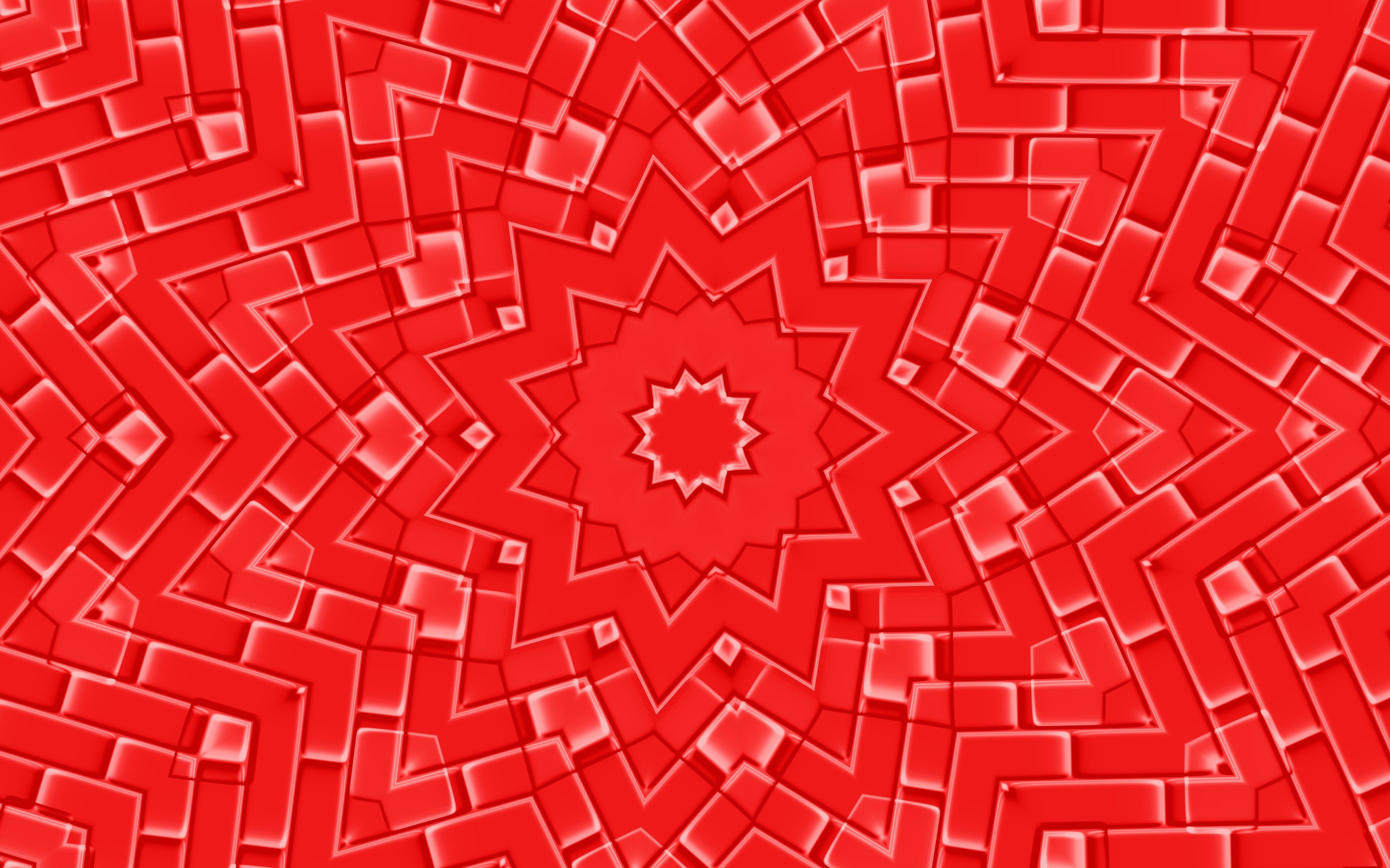 Абстрактный рисунок с красными звездами 