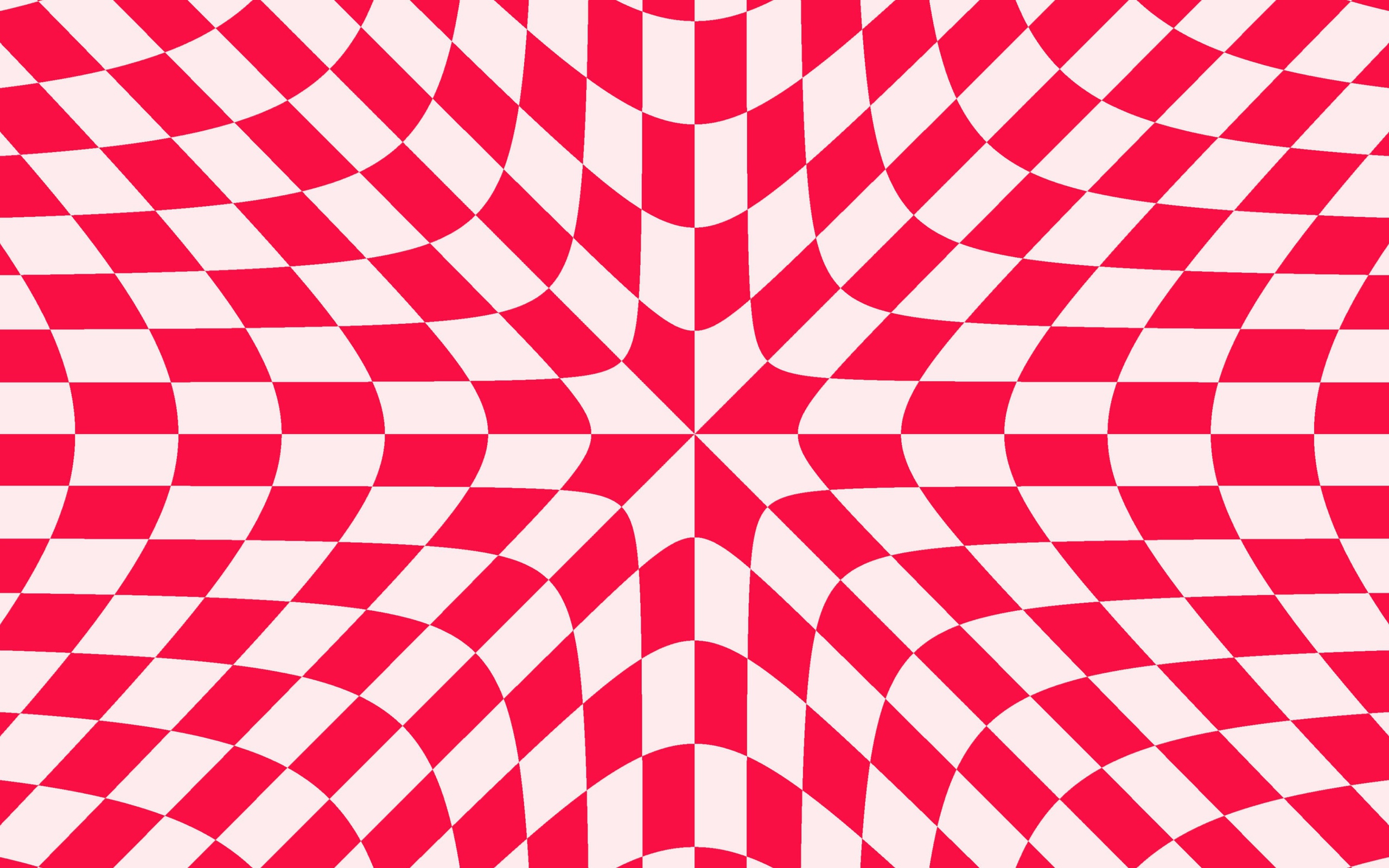 Красно - белый рисунок иллюзия 