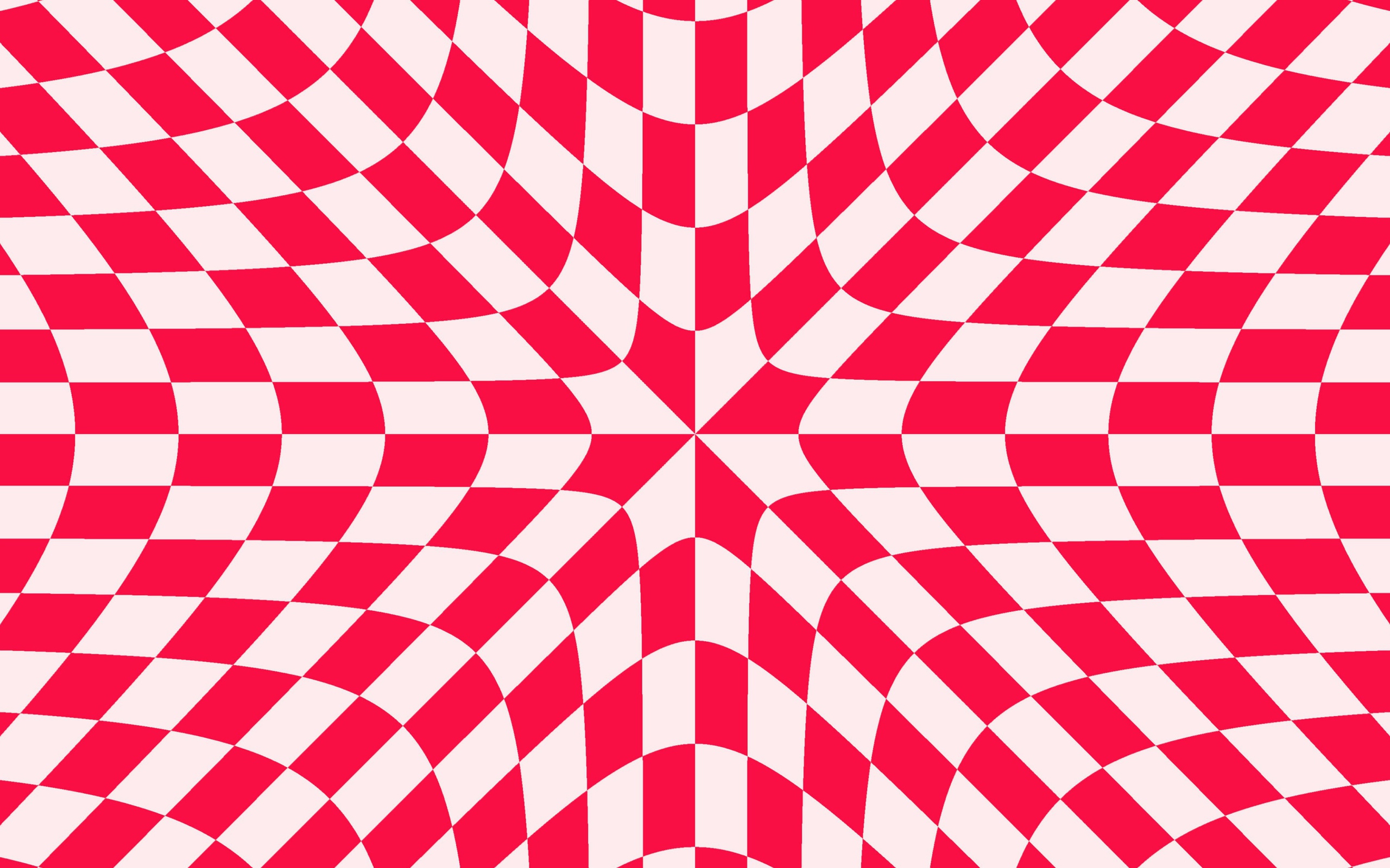 Красно - белый рисунок иллюзия 