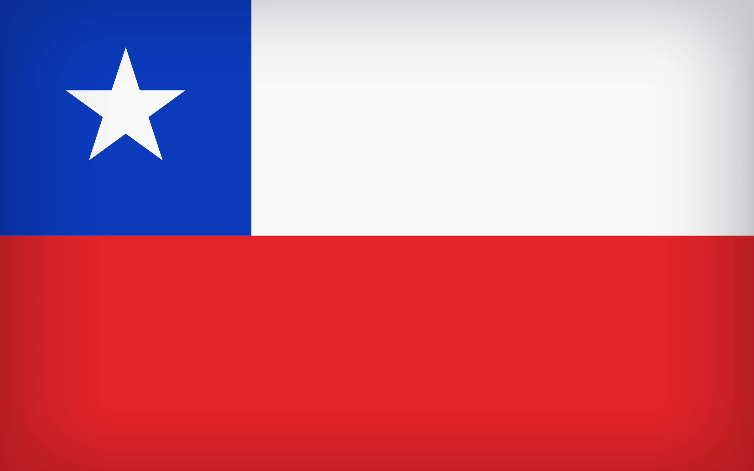 Chile flag close up