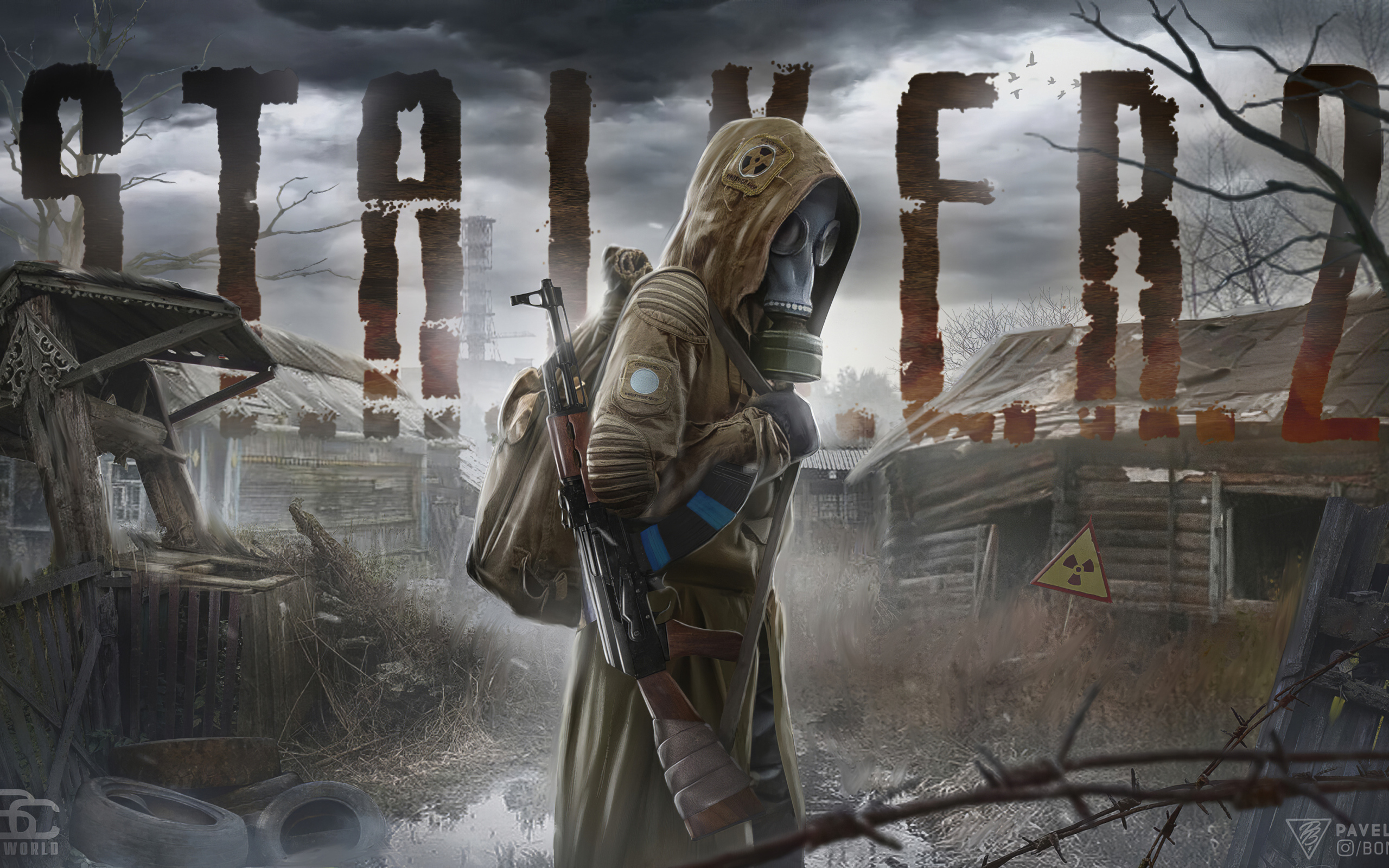 Постер компьютерной игры S.T.A.L.K.E.R. 2, 2021