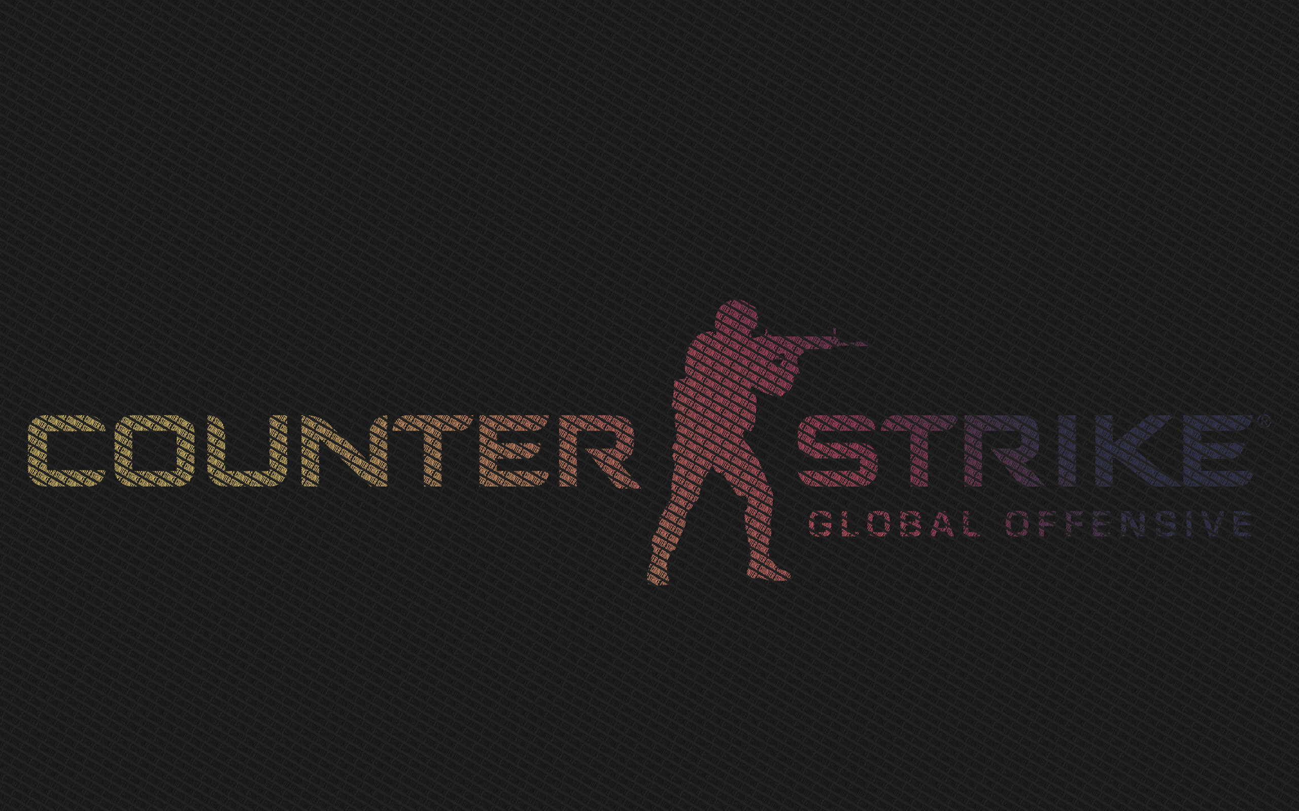 Постер игры Counter-Strike: Global Offensive на сером фоне 