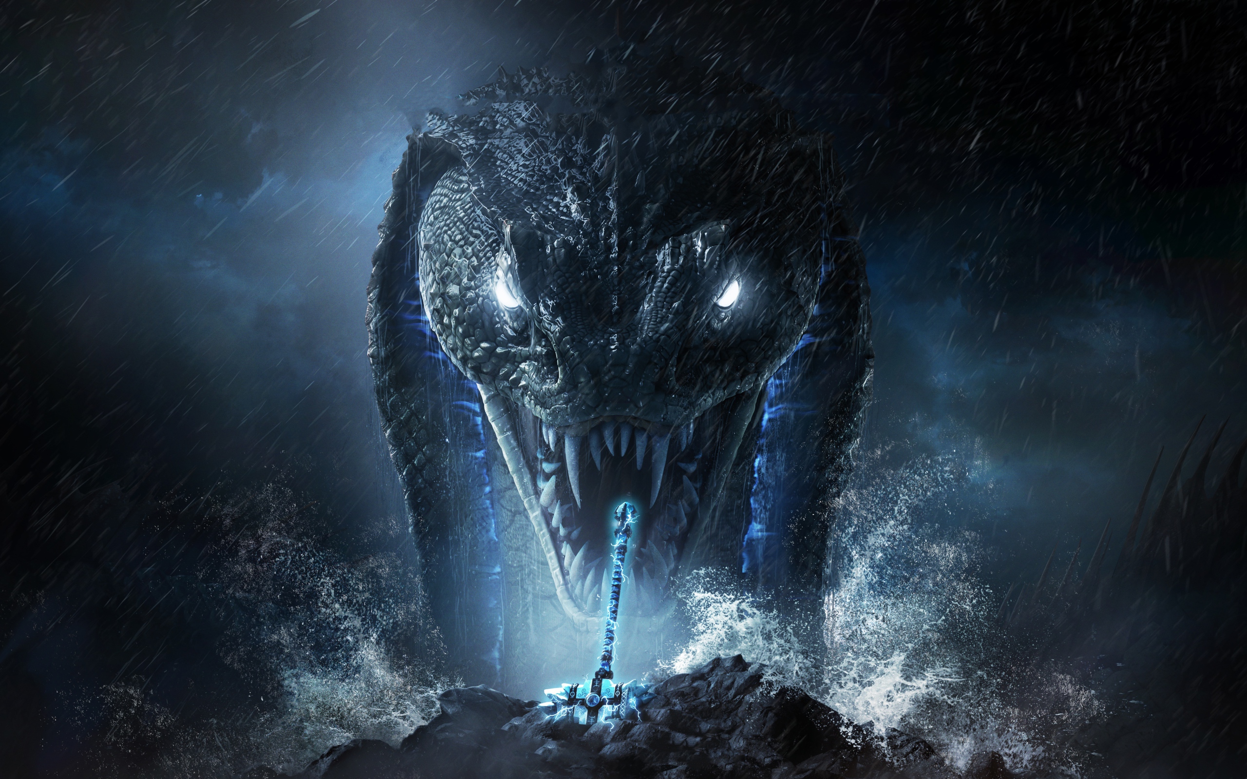 Монстр из видеоигры  Wrath of the Jormungandr