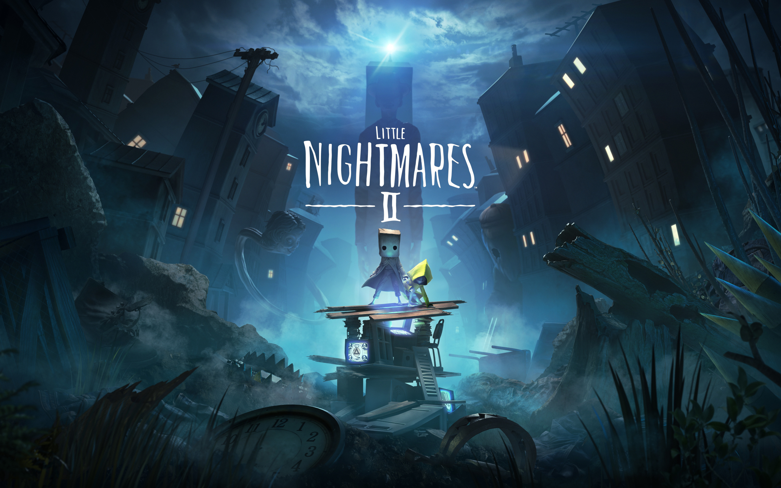 Постер новой компьютерной игры Little Nightmares 2, 2020