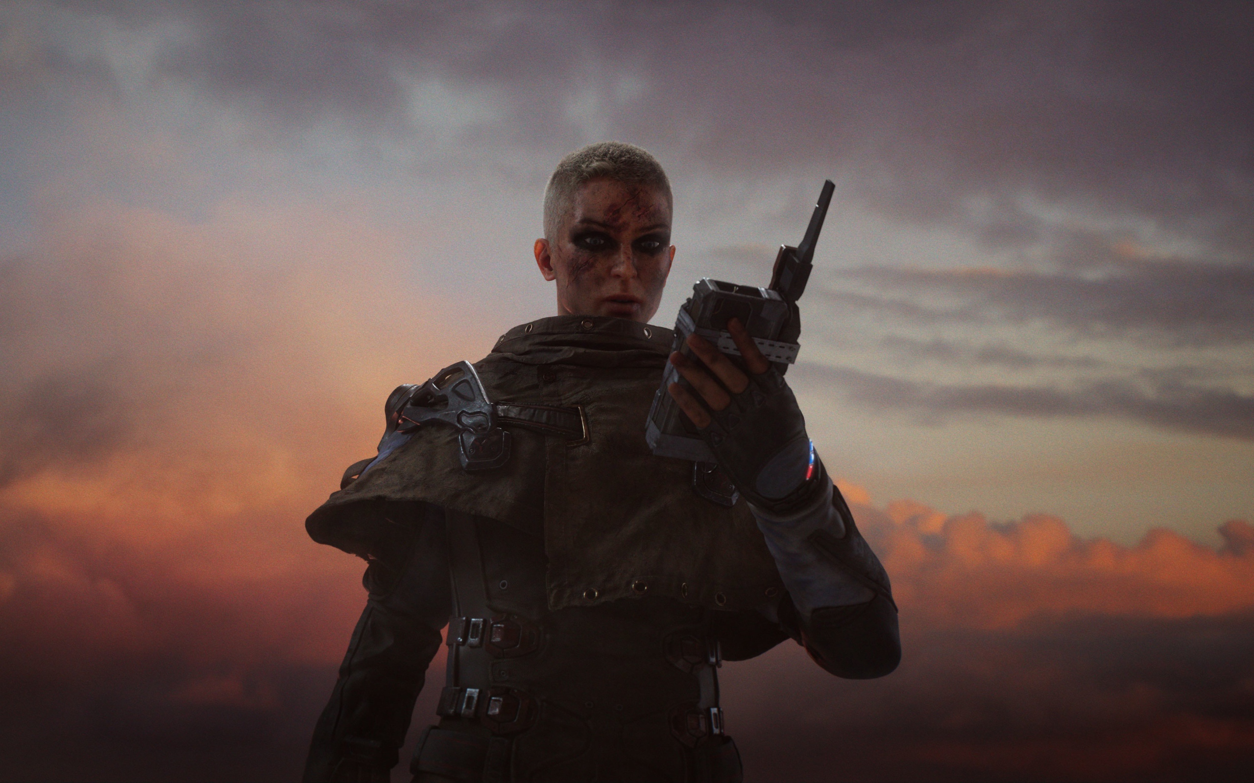 Девушка солдат, персонаж компьютерной игры Outriders, 2020