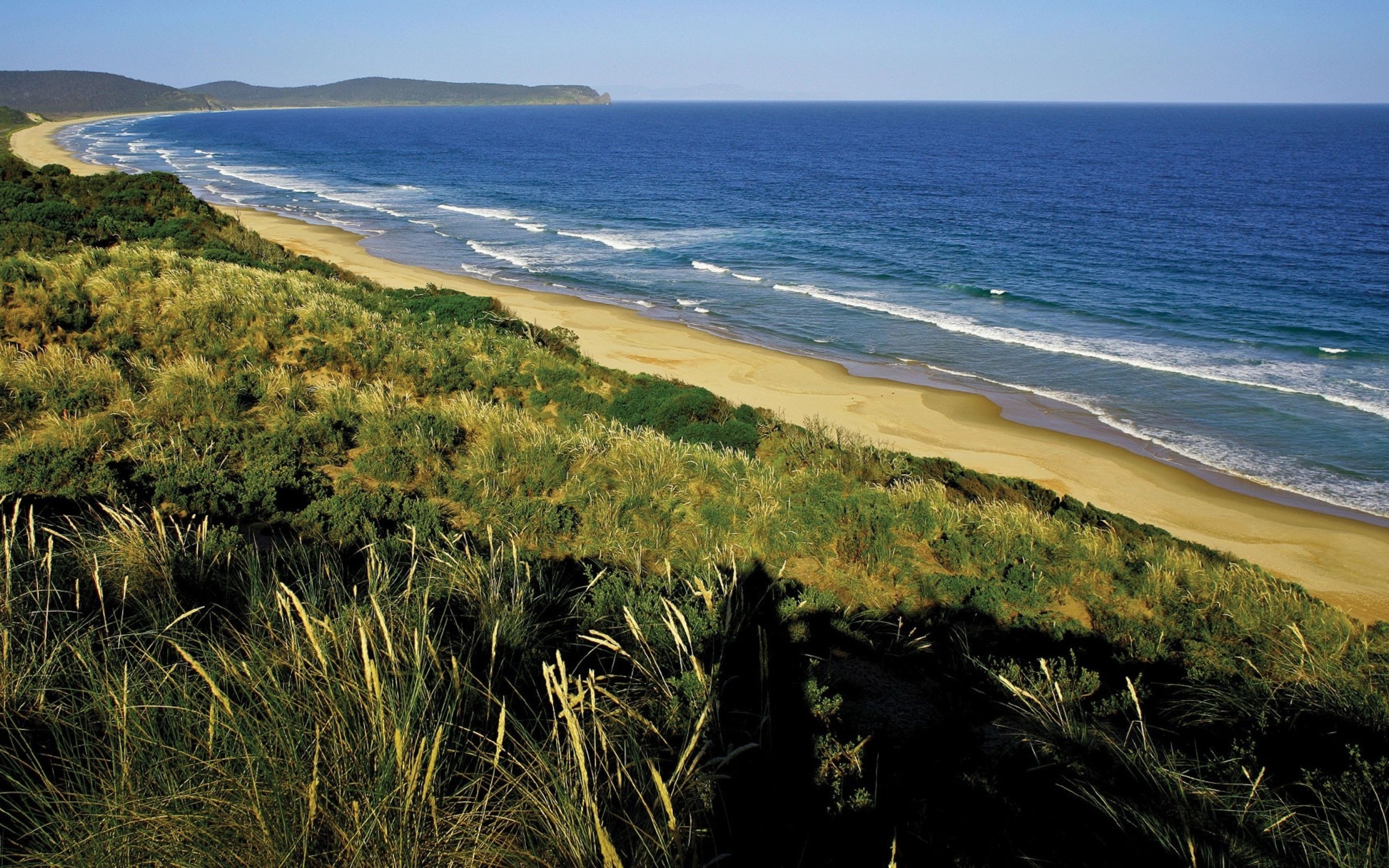 Вид на морское побережье 
