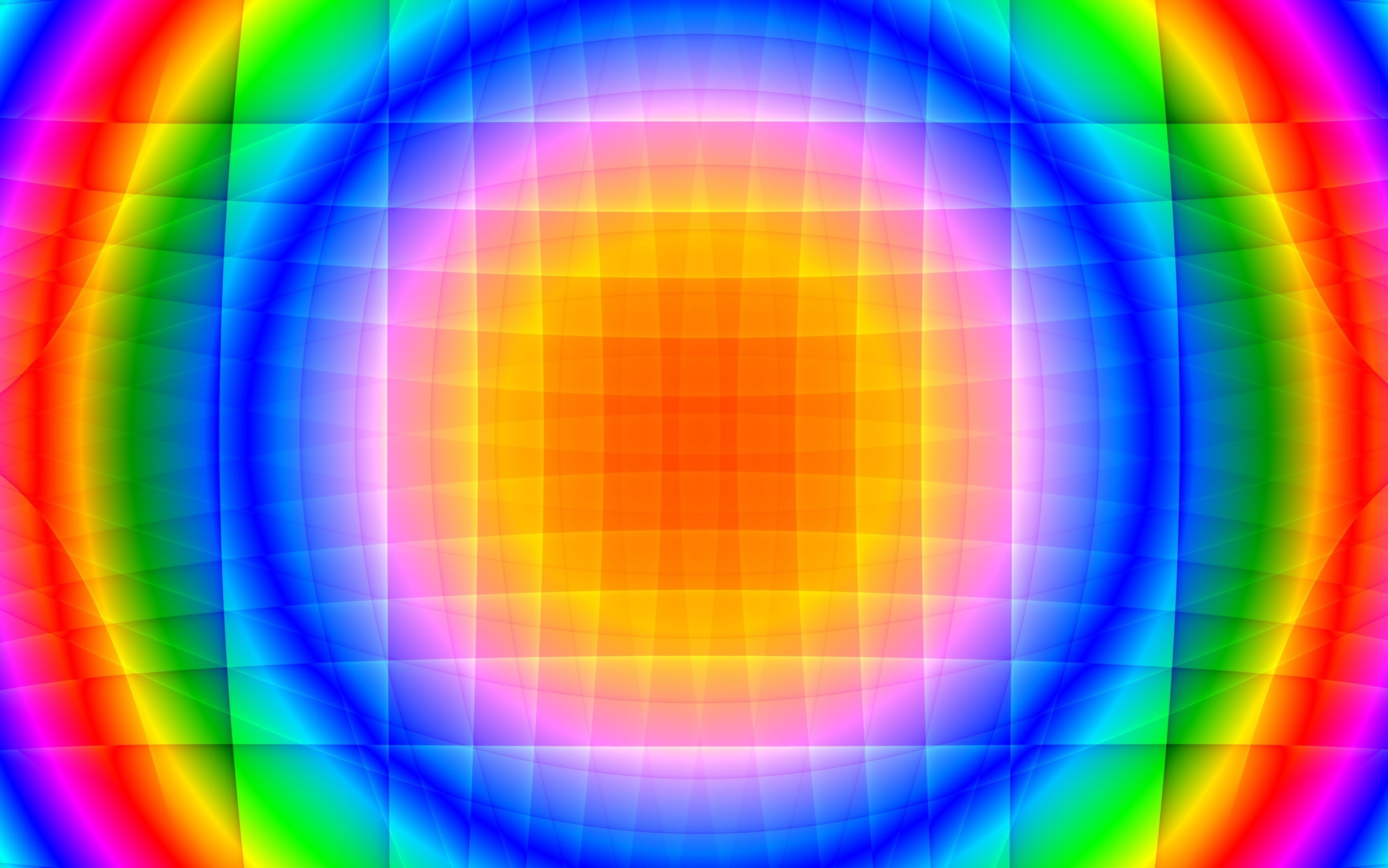 Красивый радужный круг 