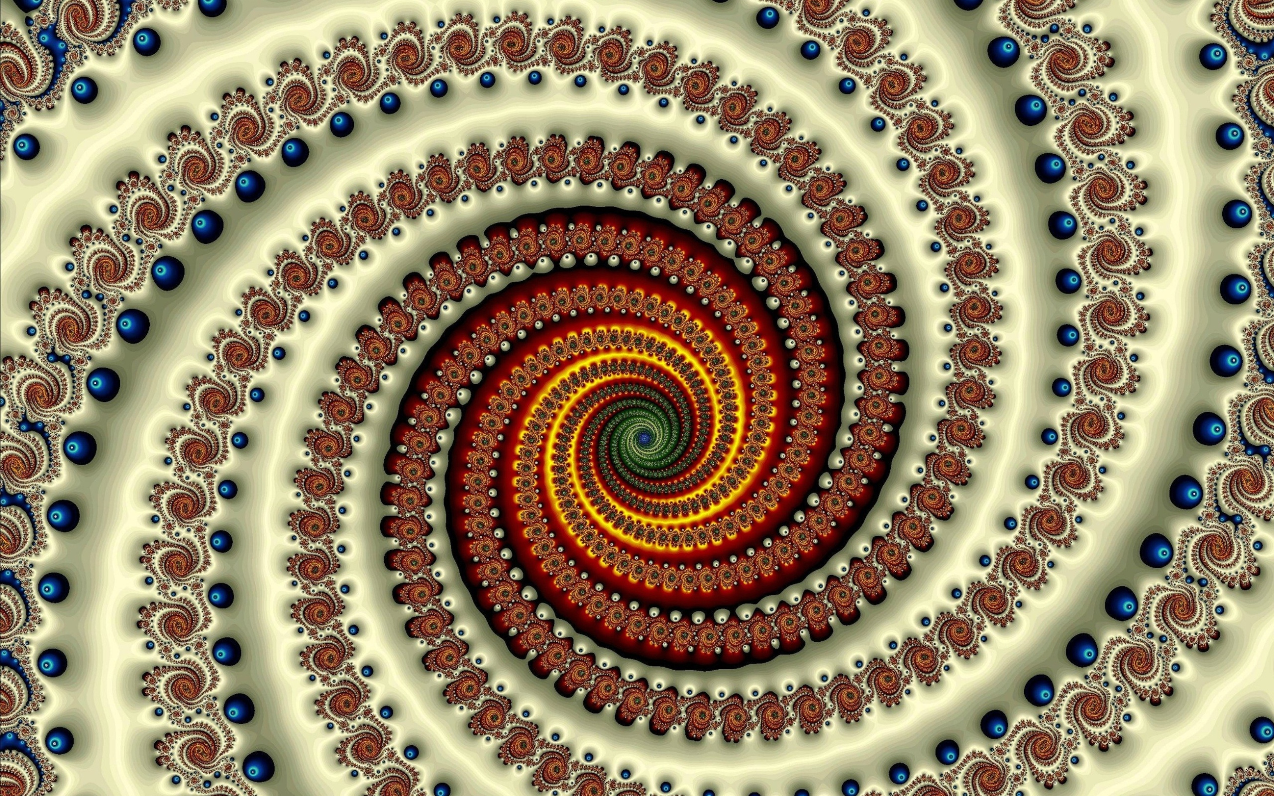 Коричневая градиентная спираль 