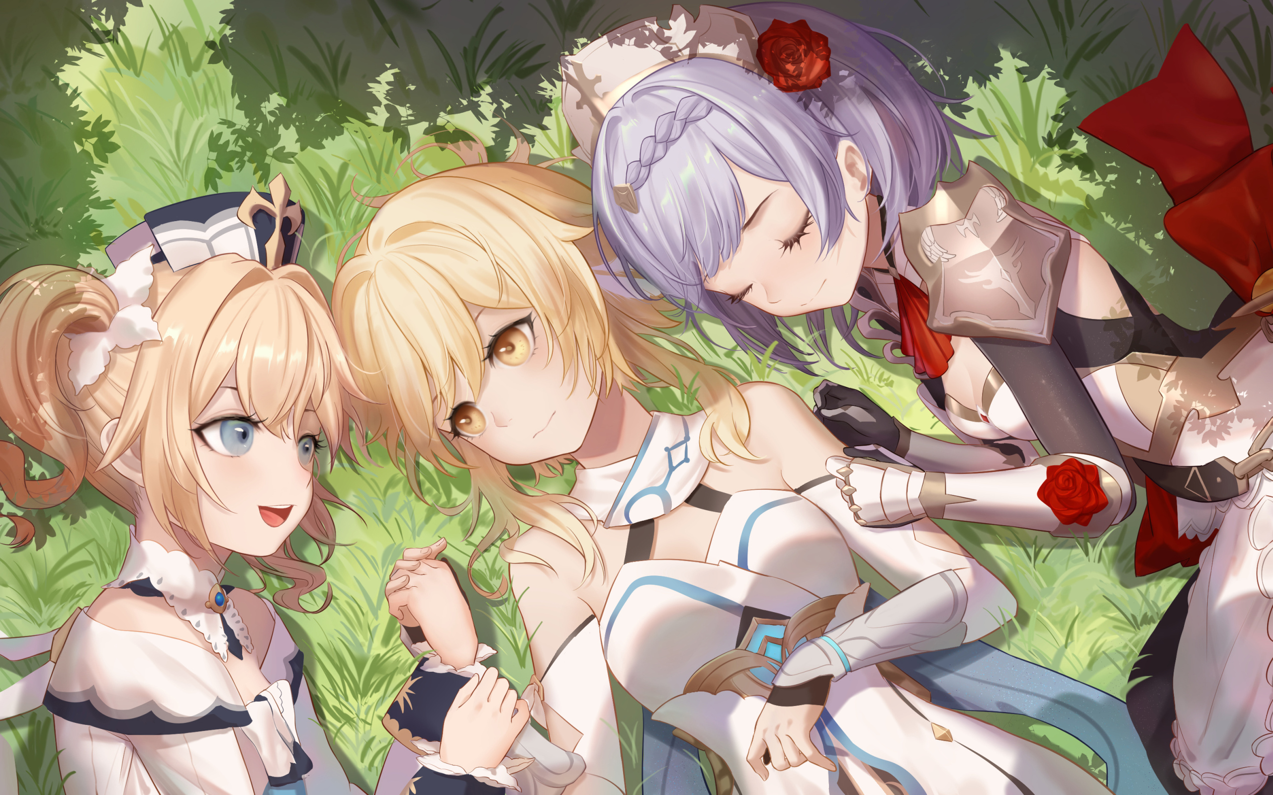 Молодые девушки аниме Genshin Impact