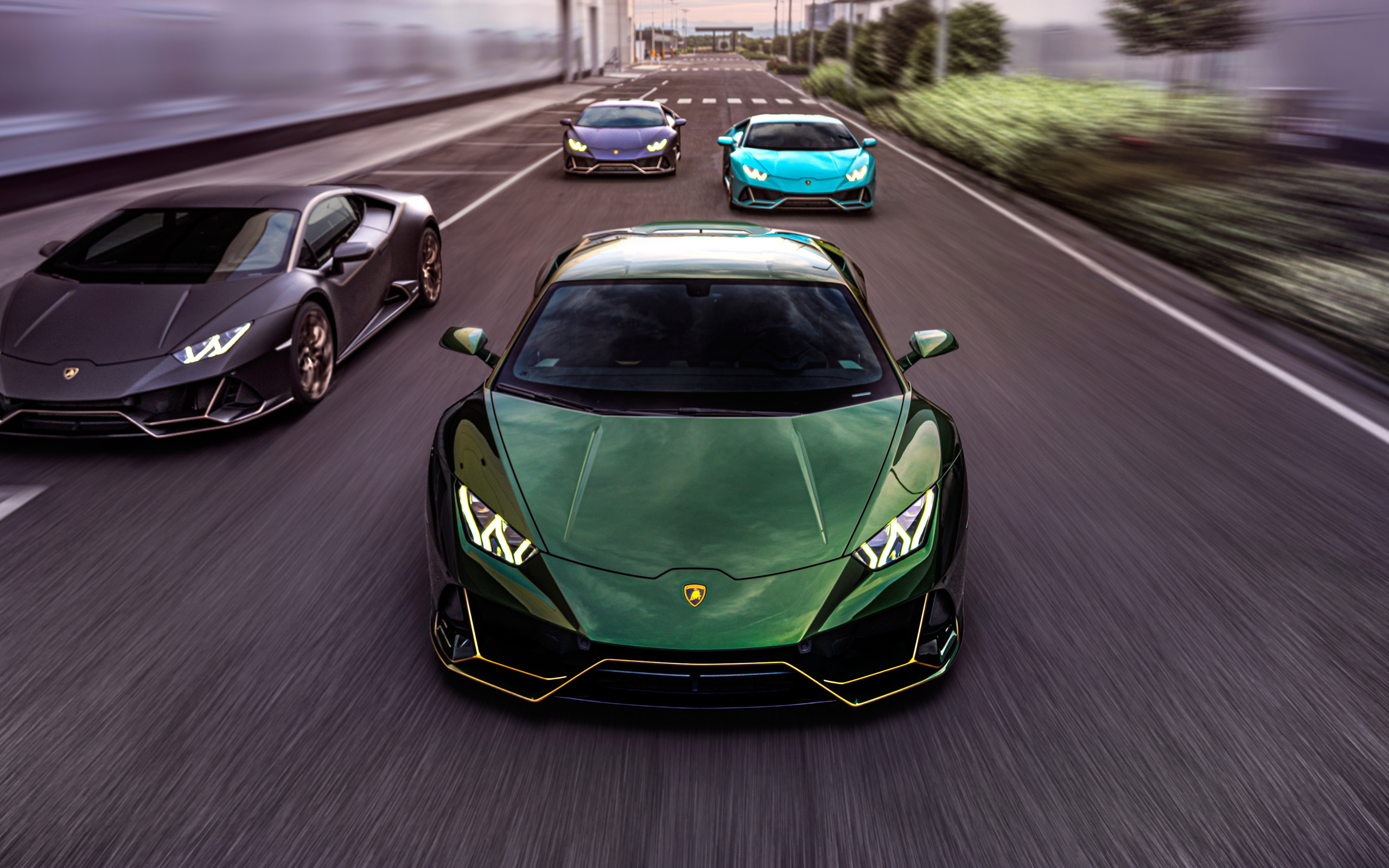 Быстрые автомобили Lamborghini Huracán, 2021 года