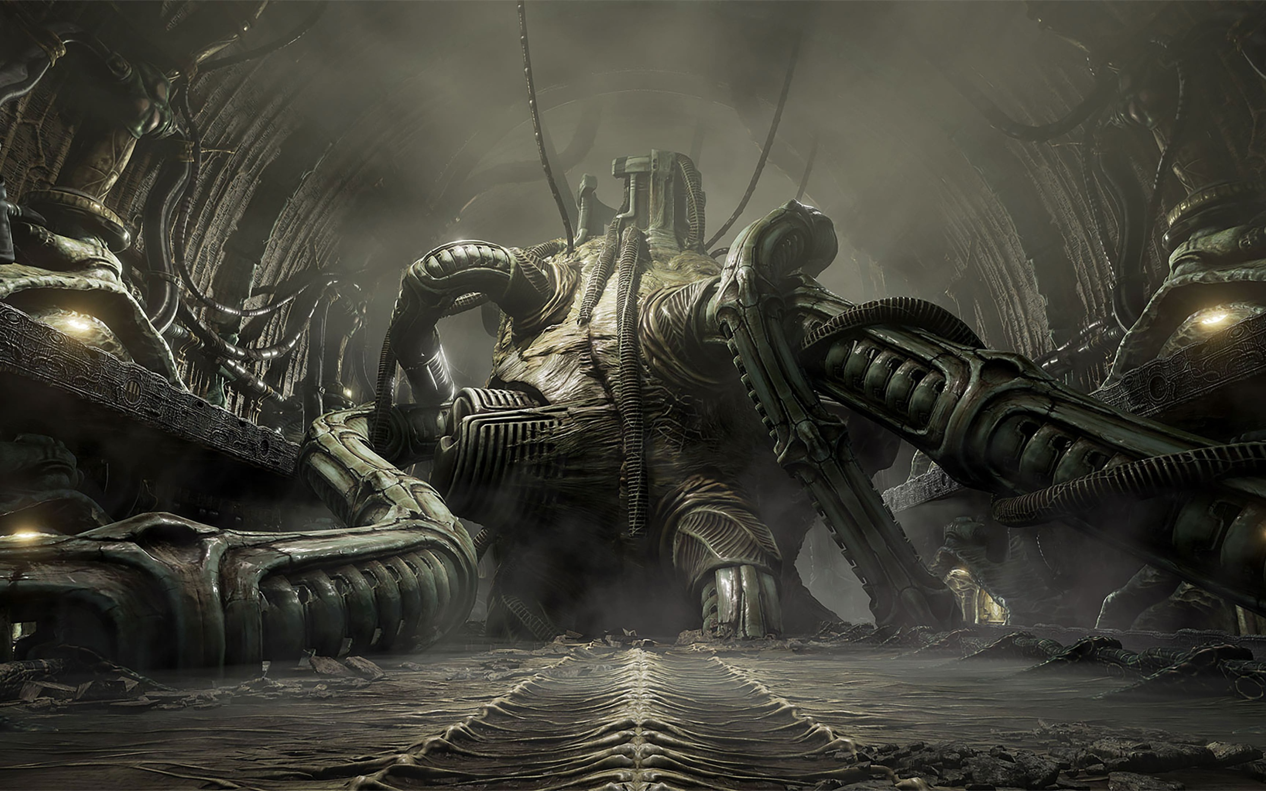 Скриншот компьютерной игры Scorn, 2021