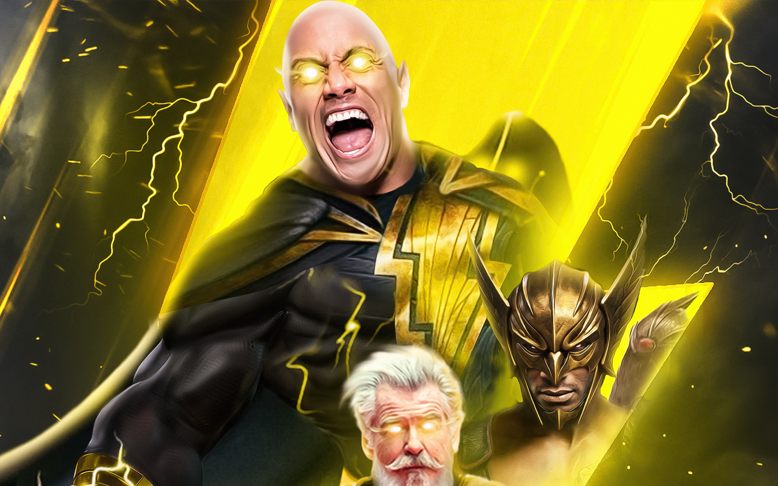 Постер нового фильма Чёрный Адам, 2022