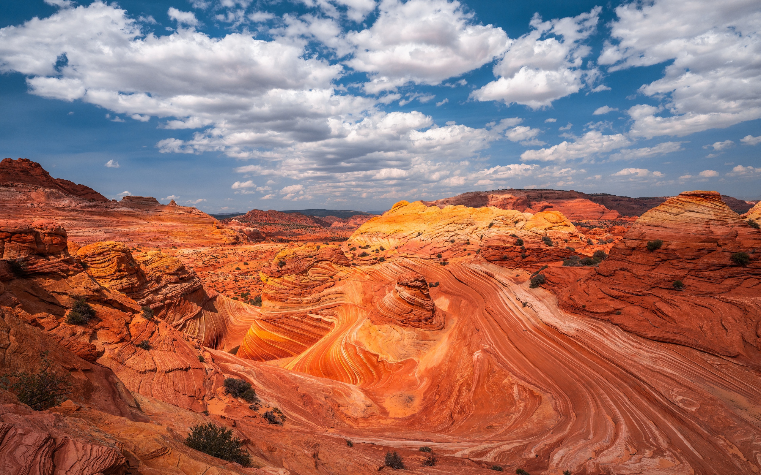 Nice view of the canyon under a beautiful sky