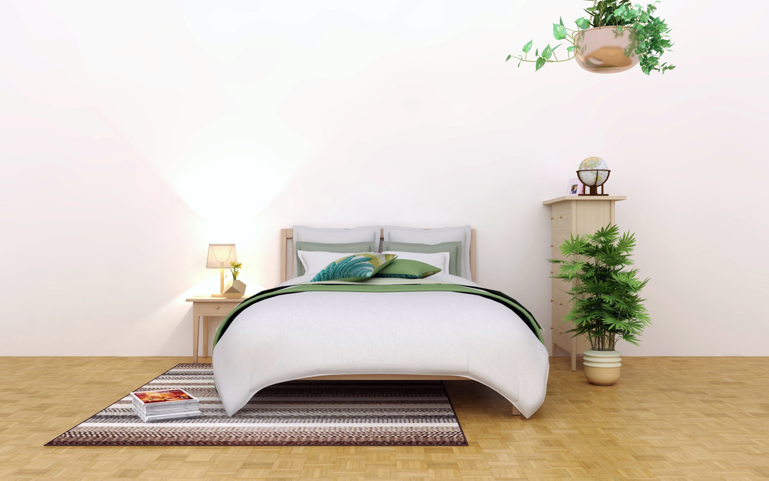 Спальная комната в стиле минимализм